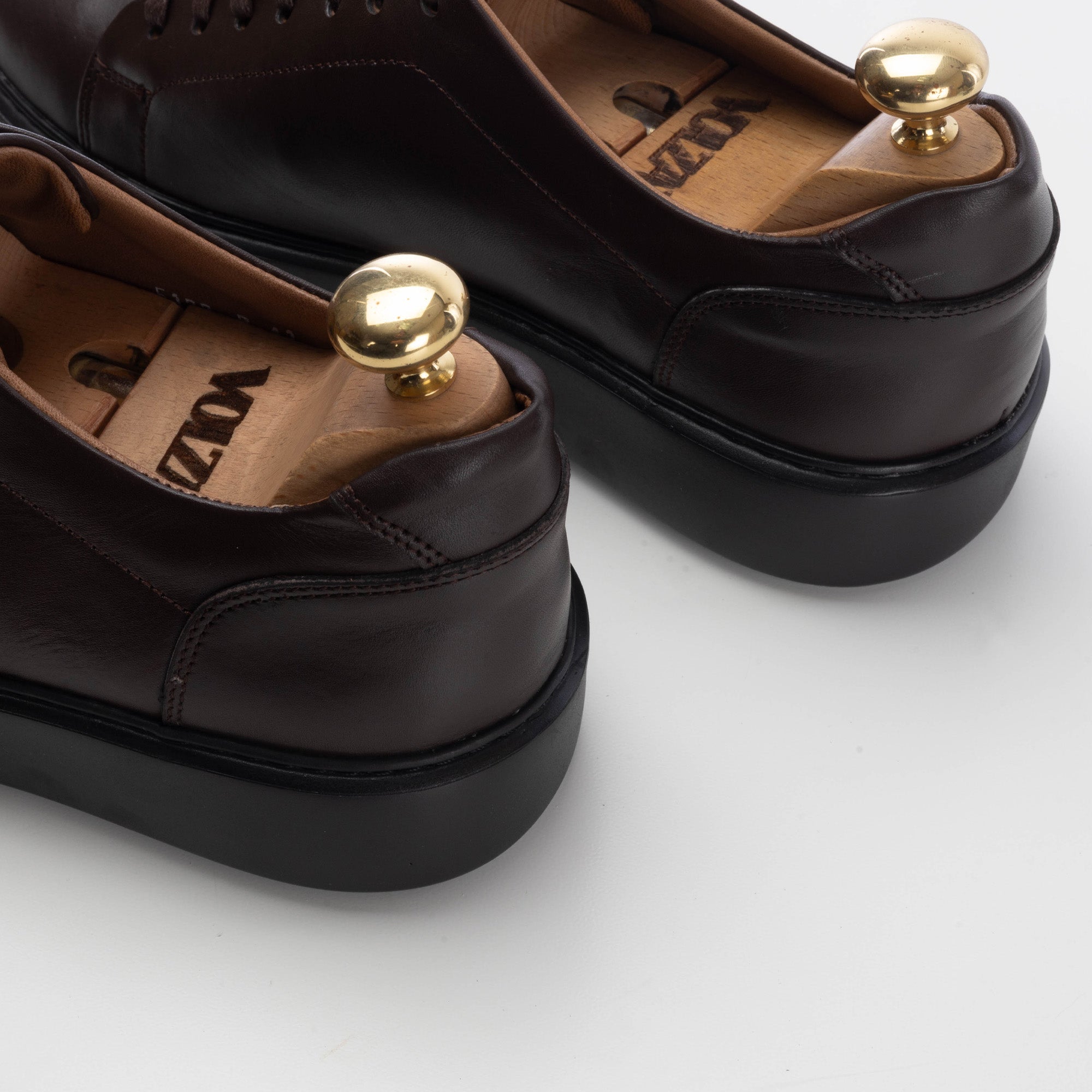 Volzak 5177 S basket en cuir marron