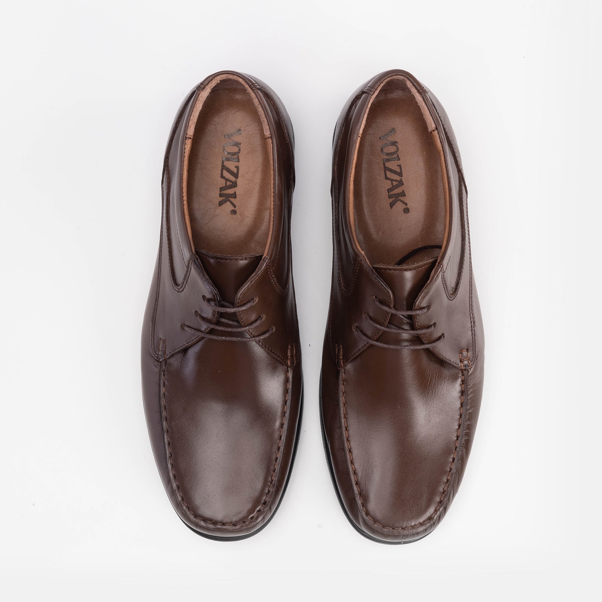 '''5207 Chaussure en cuir marron