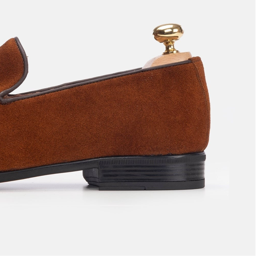 Volzak 5208 chaussure en daim camel