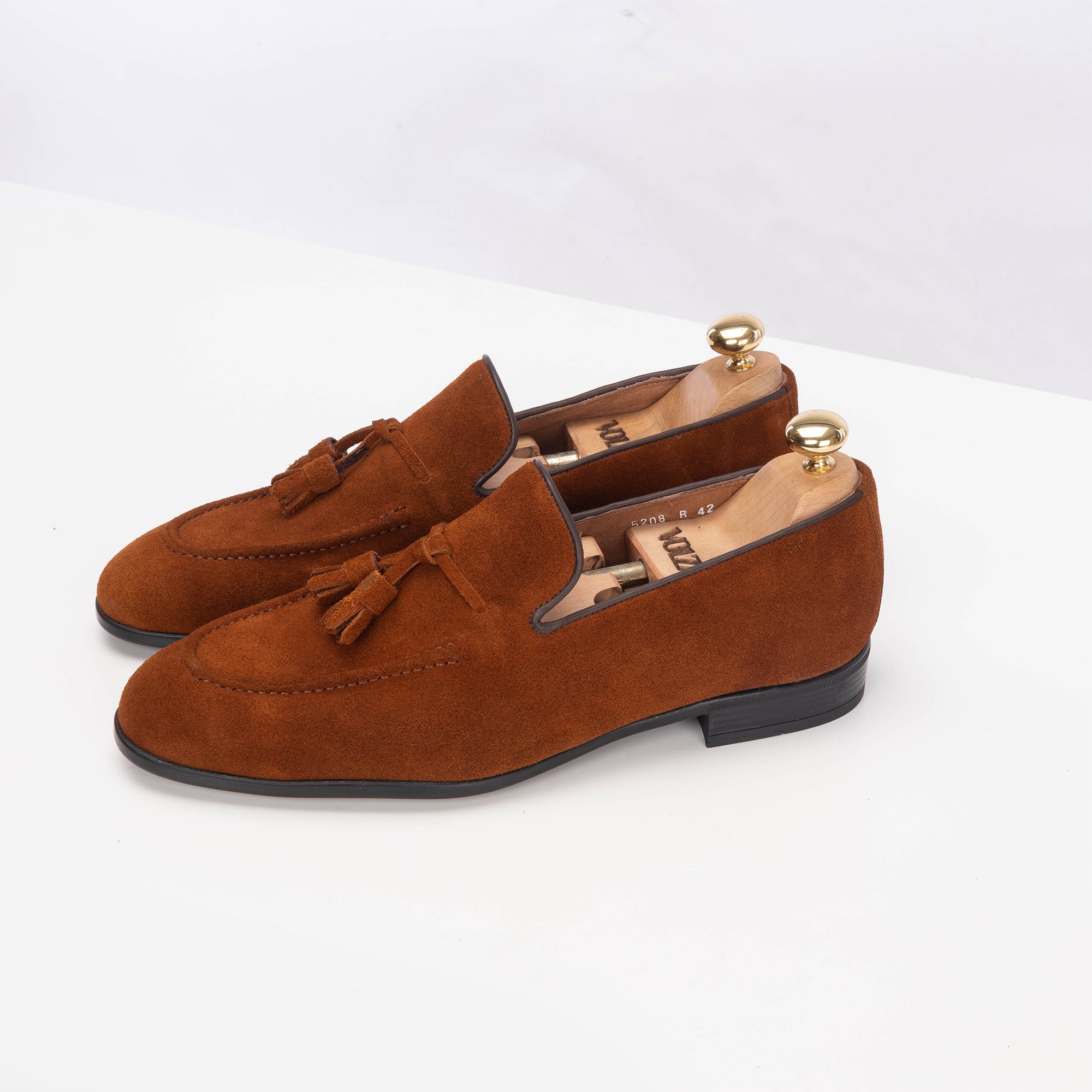 Volzak 5208 chaussure en daim camel