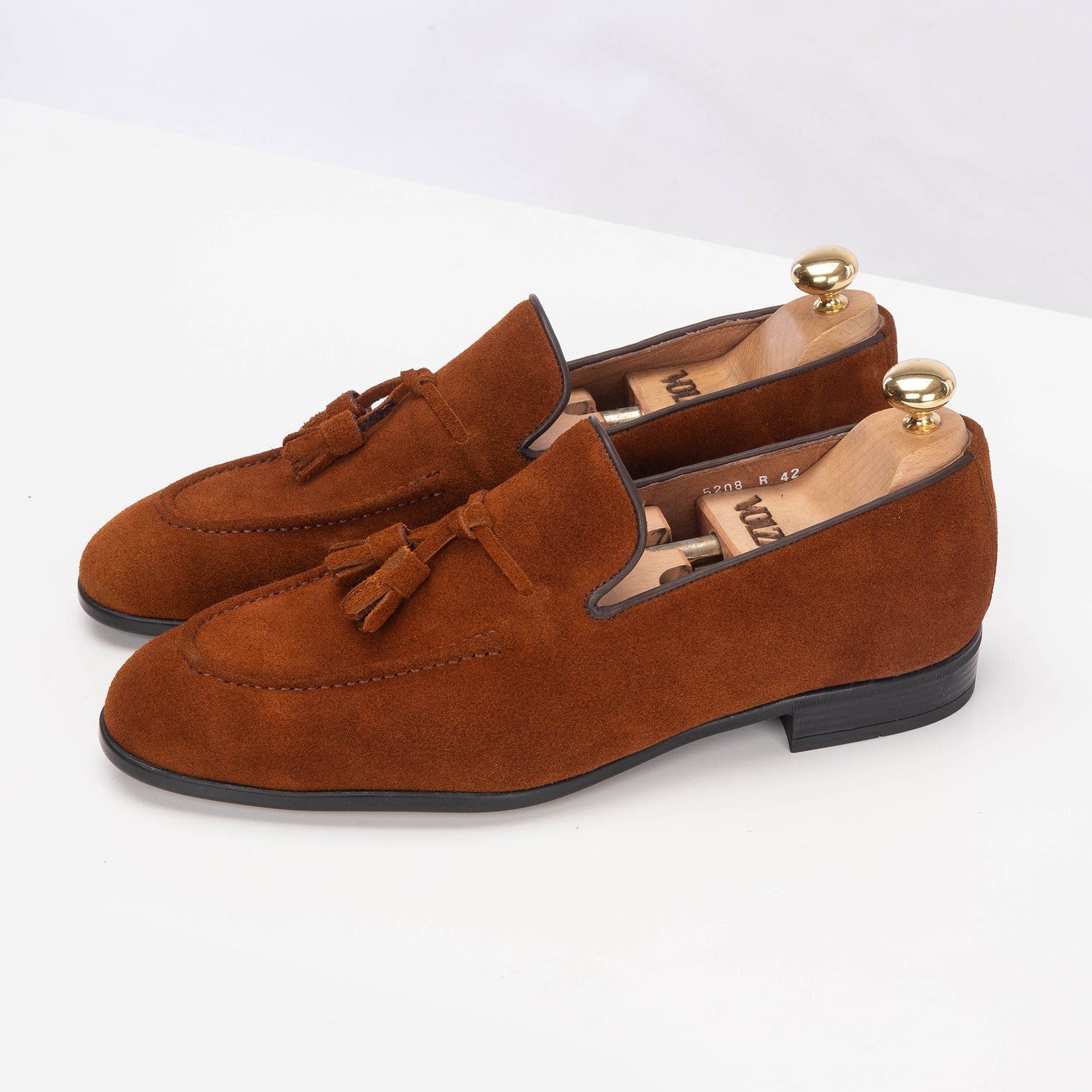 Volzak 5208 chaussure en daim camel