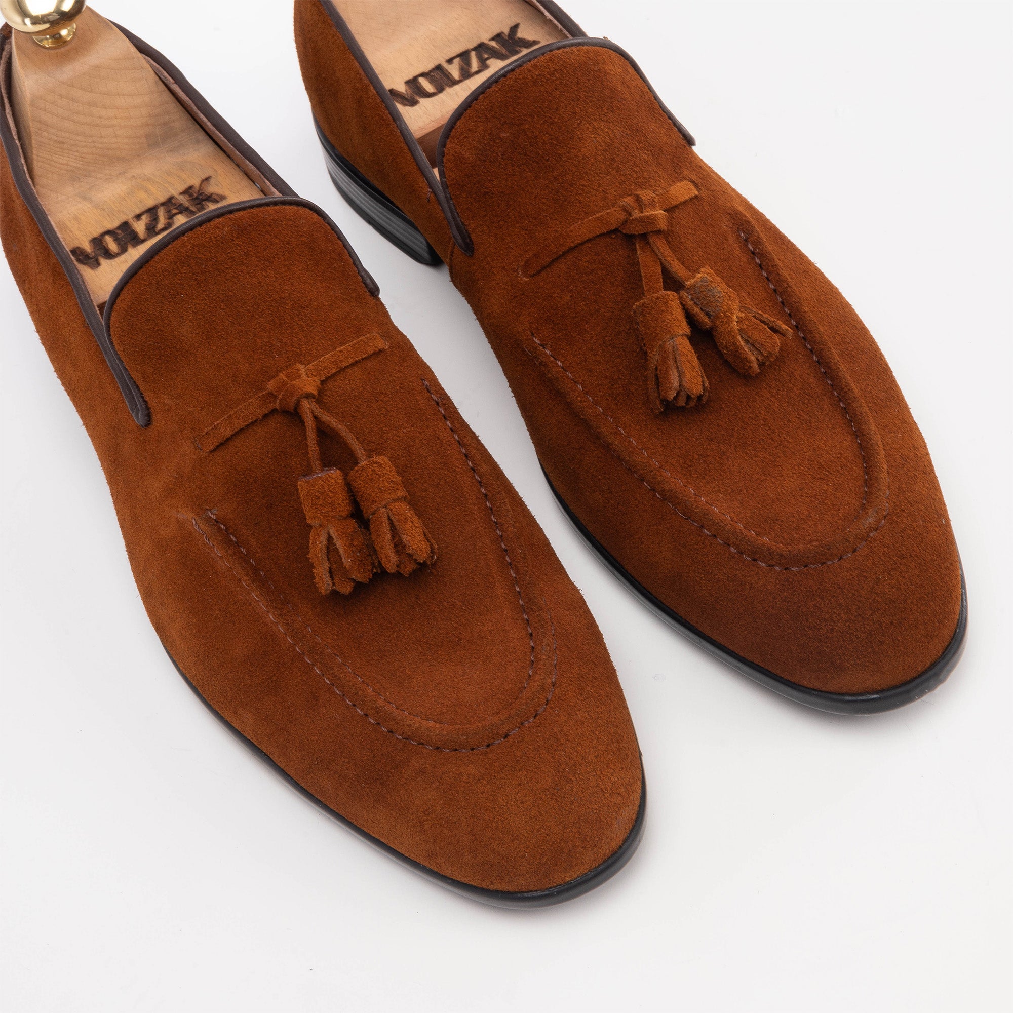 Volzak 5208 chaussure en daim camel