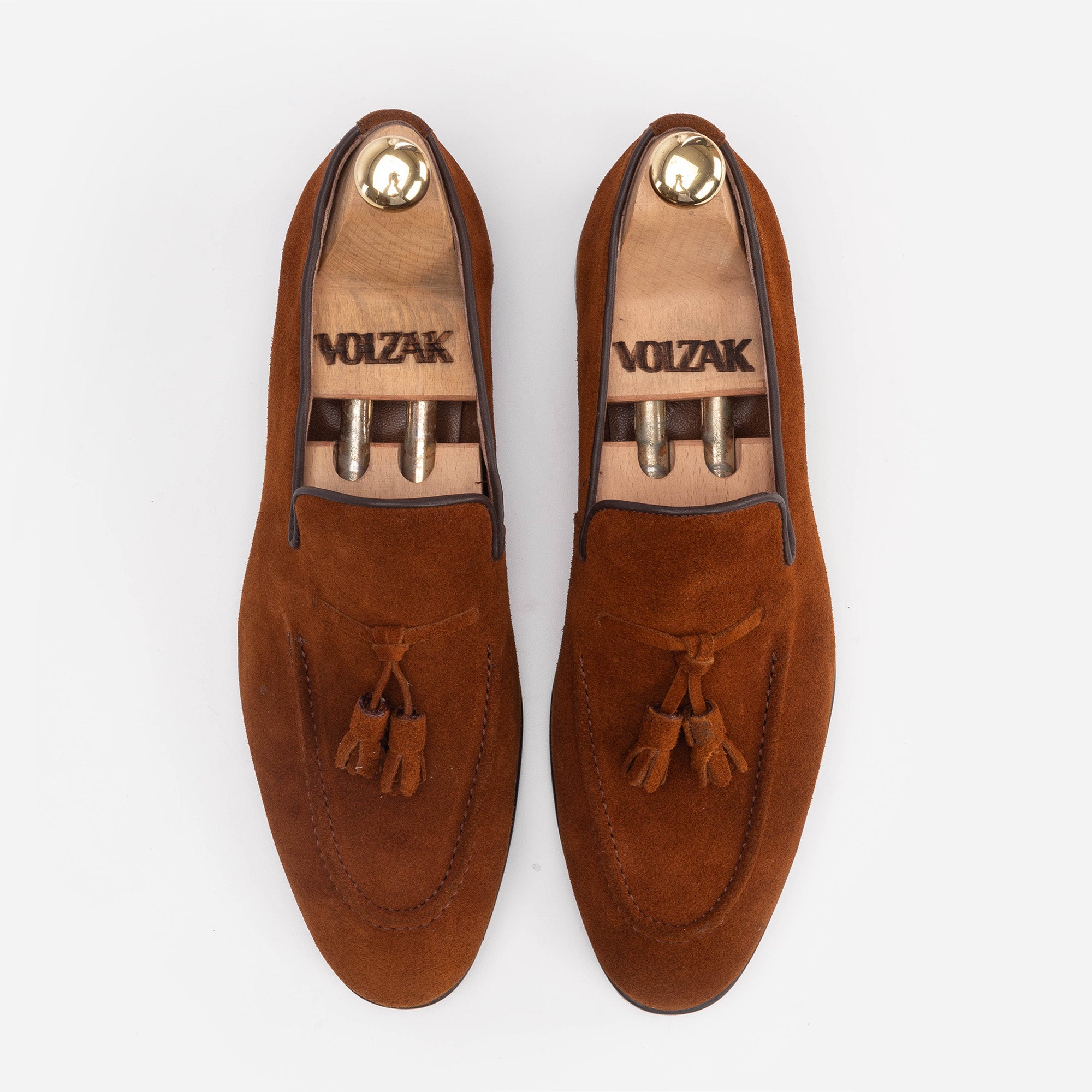 Volzak 5208 chaussure en daim camel
