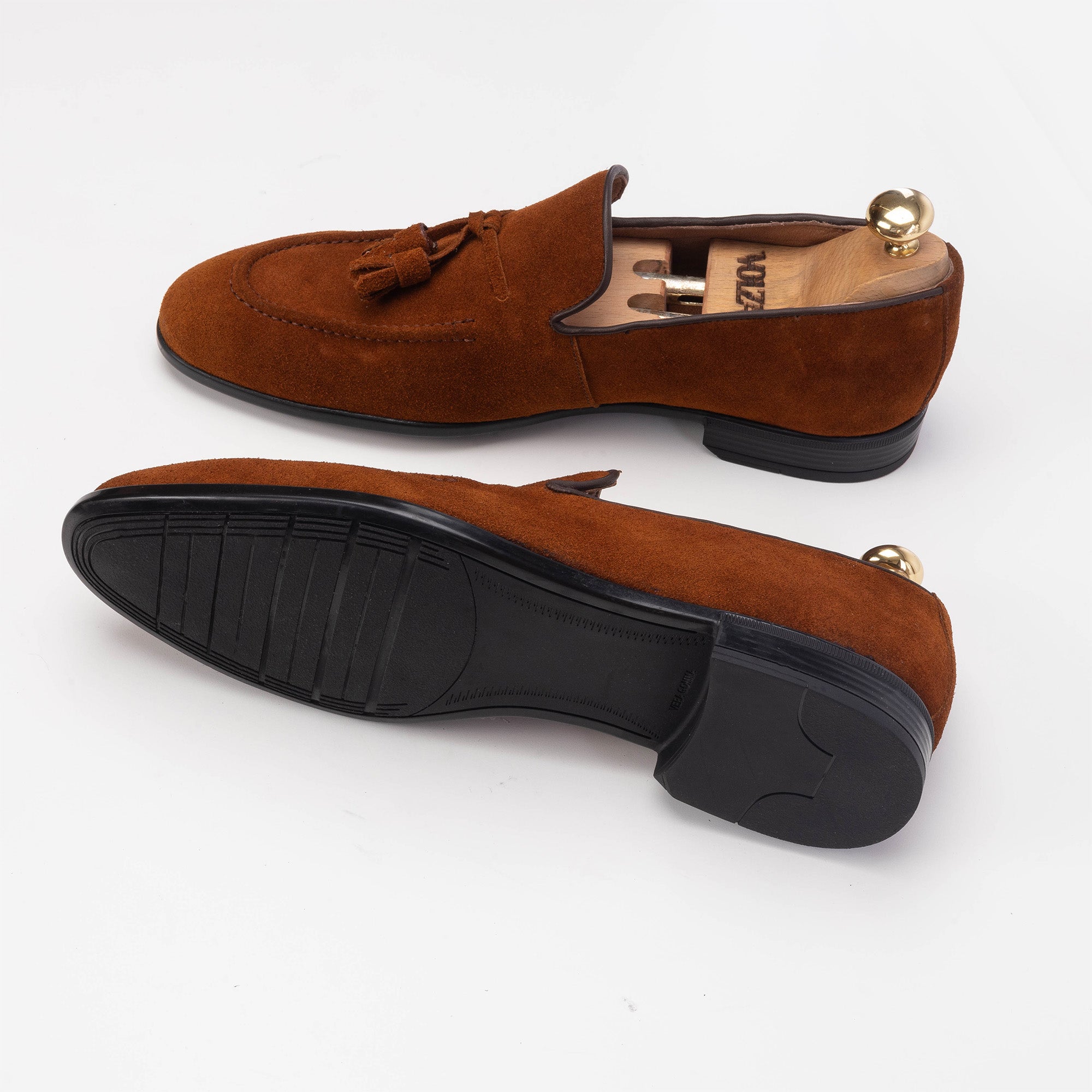 Volzak 5208 chaussure en daim camel