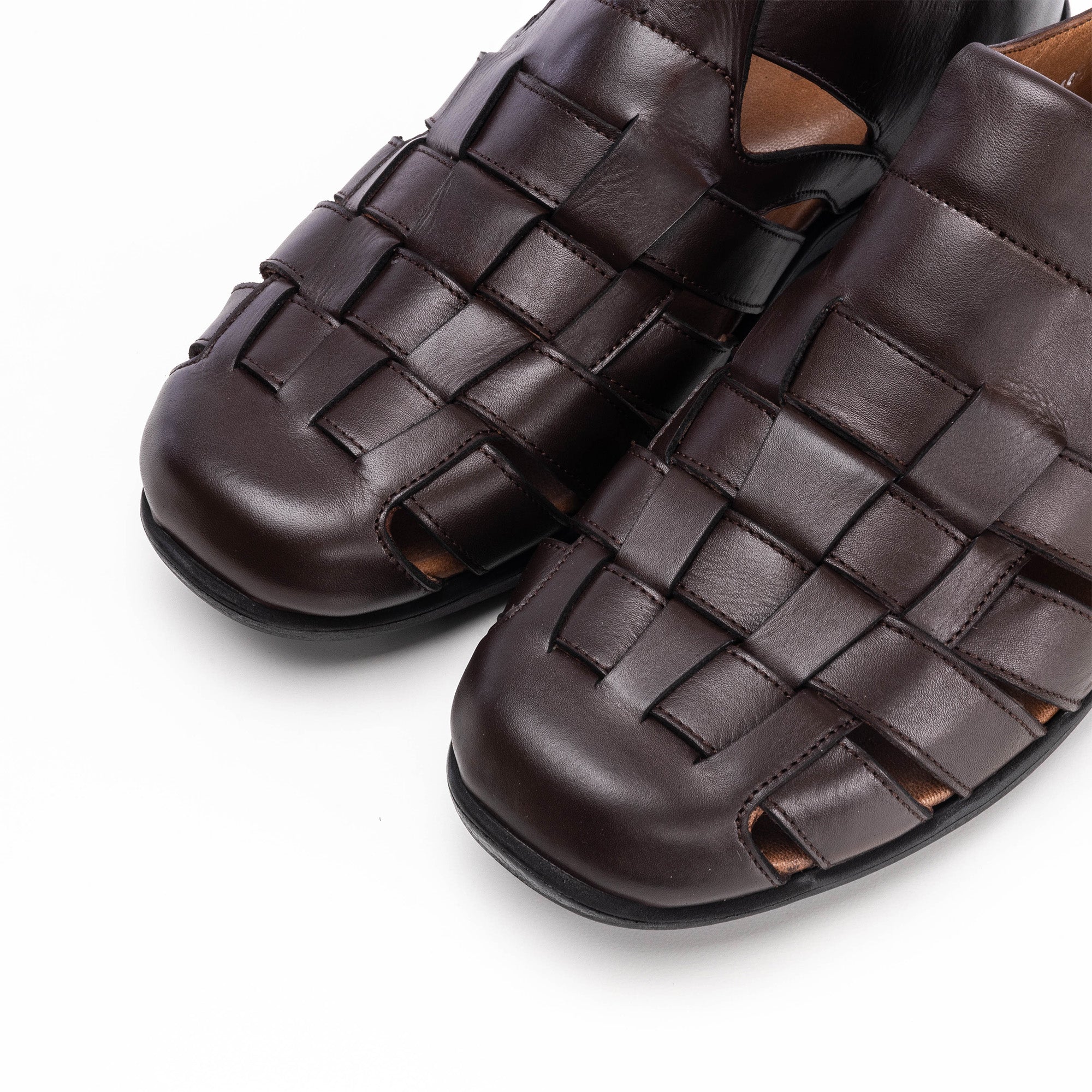 Volzak 5210 Brown Leather Sandal