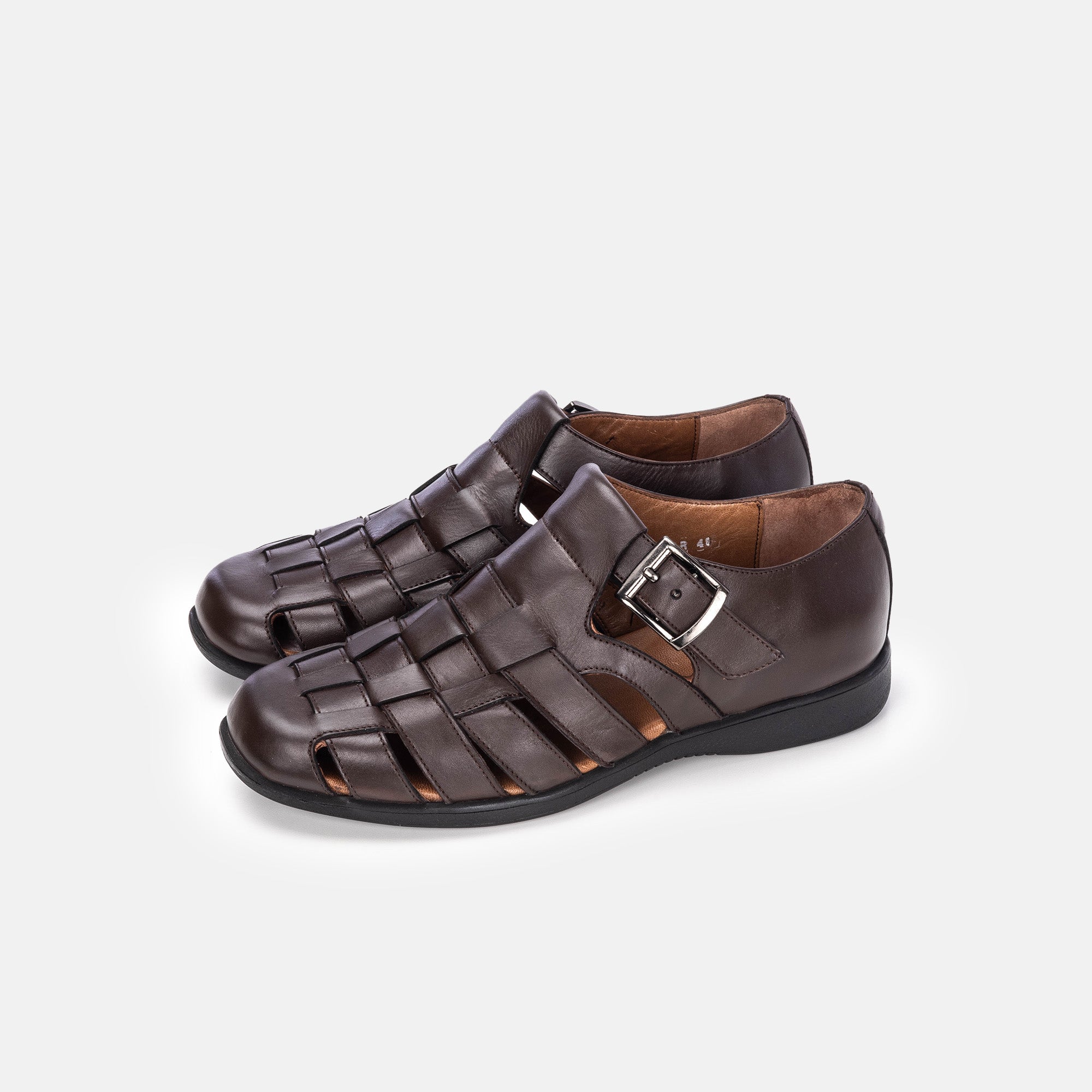Volzak 5210 Brown Leather Sandal