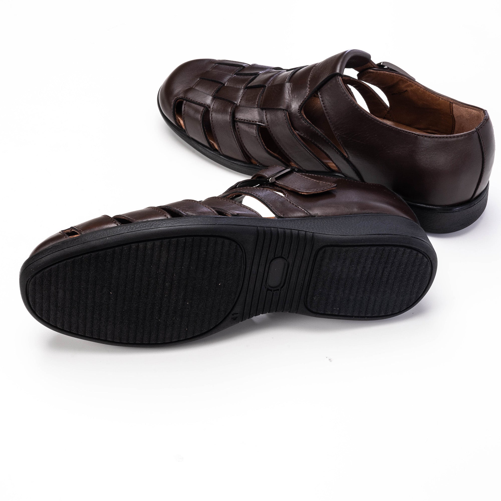 Volzak 5210 Brown Leather Sandal