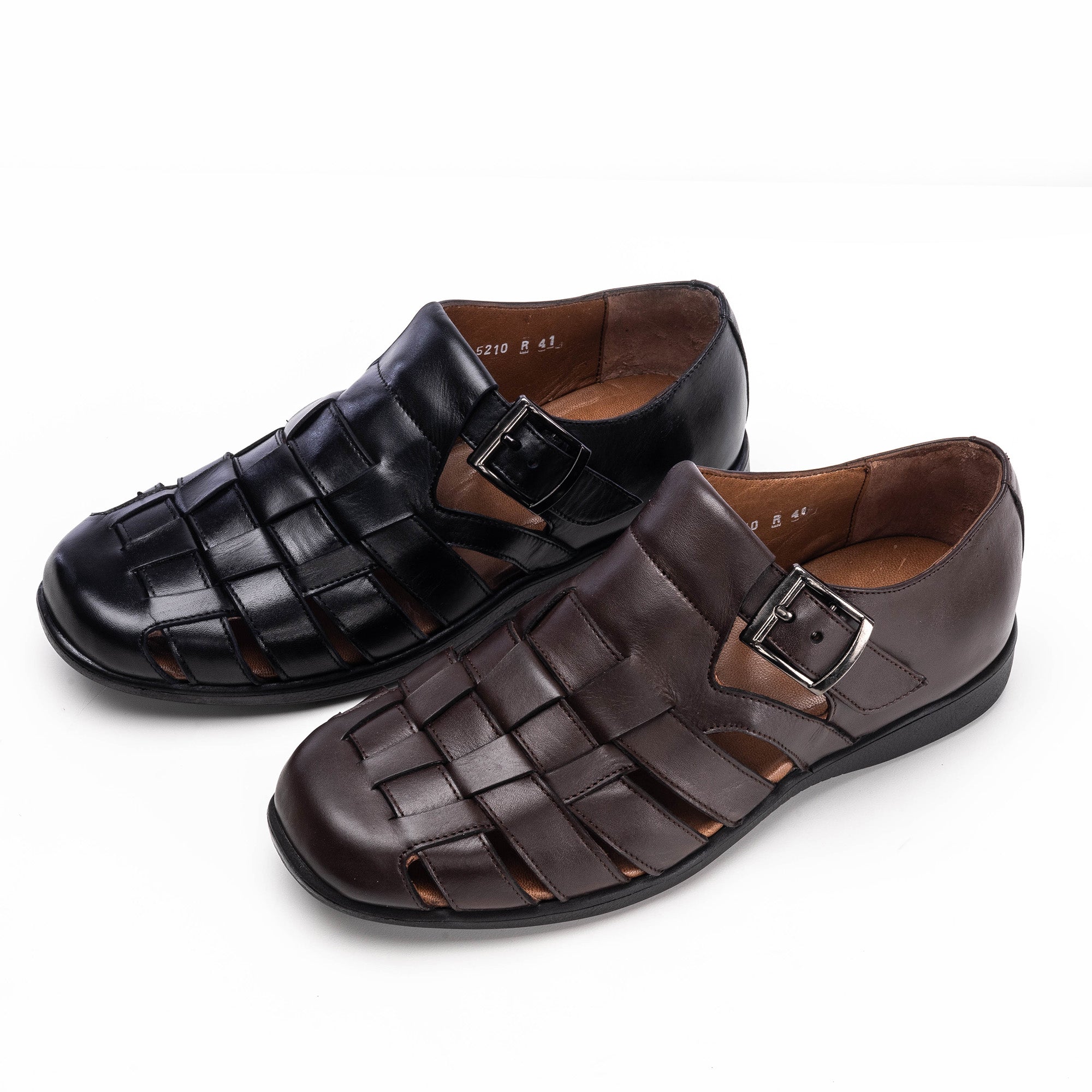 Volzak 5210 Brown Leather Sandal