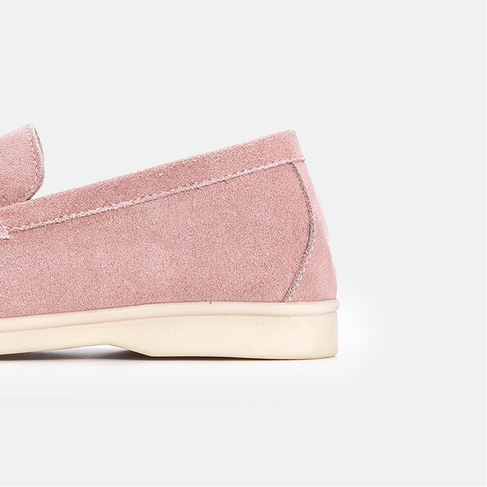 Volzak 32 mocassin en daim Rose