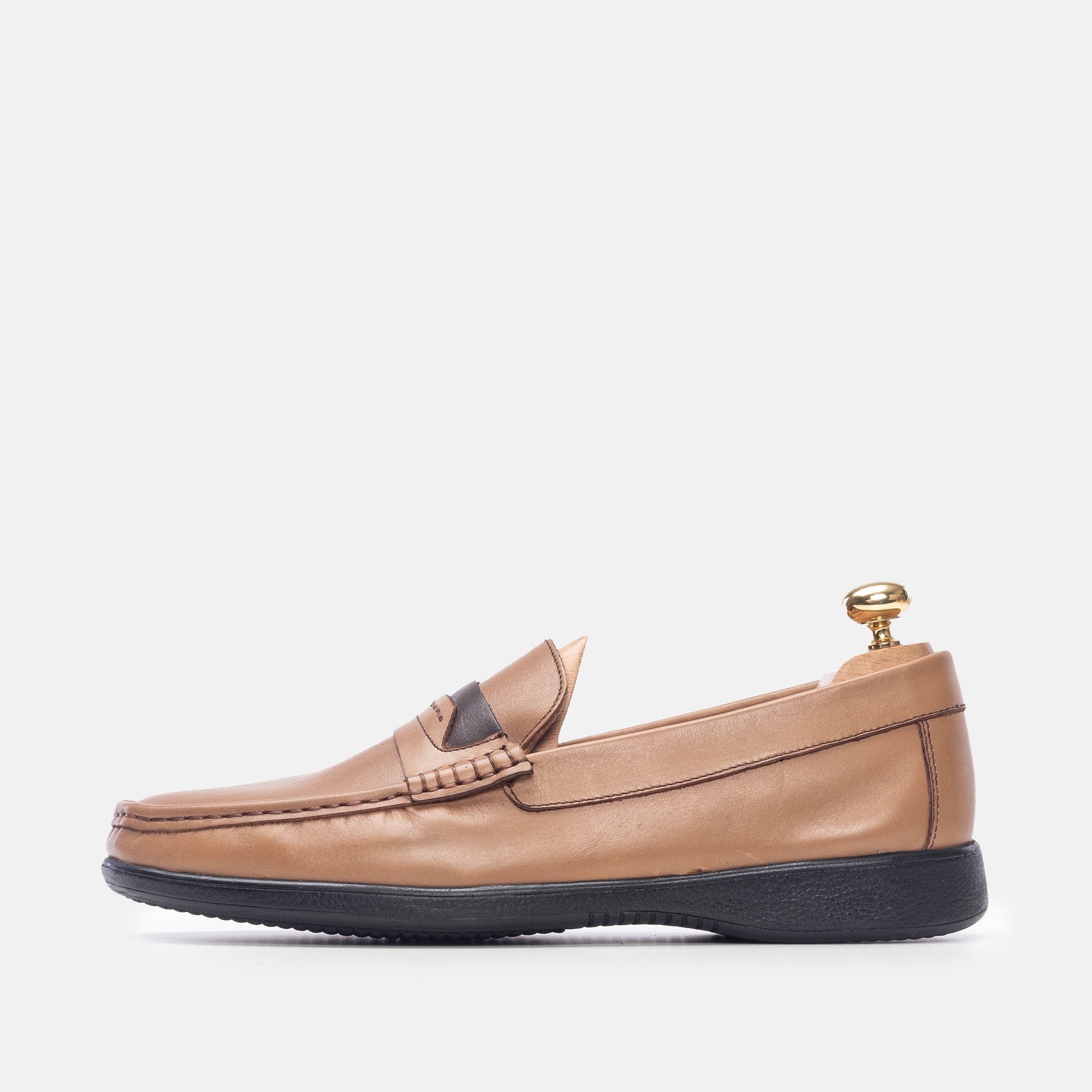 Volzak 5213 Mocassin en cuir beige