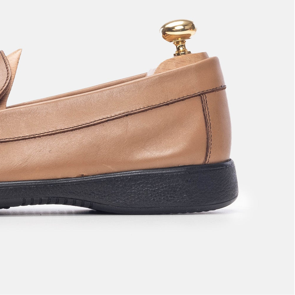 Volzak 5213 Mocassin en cuir beige