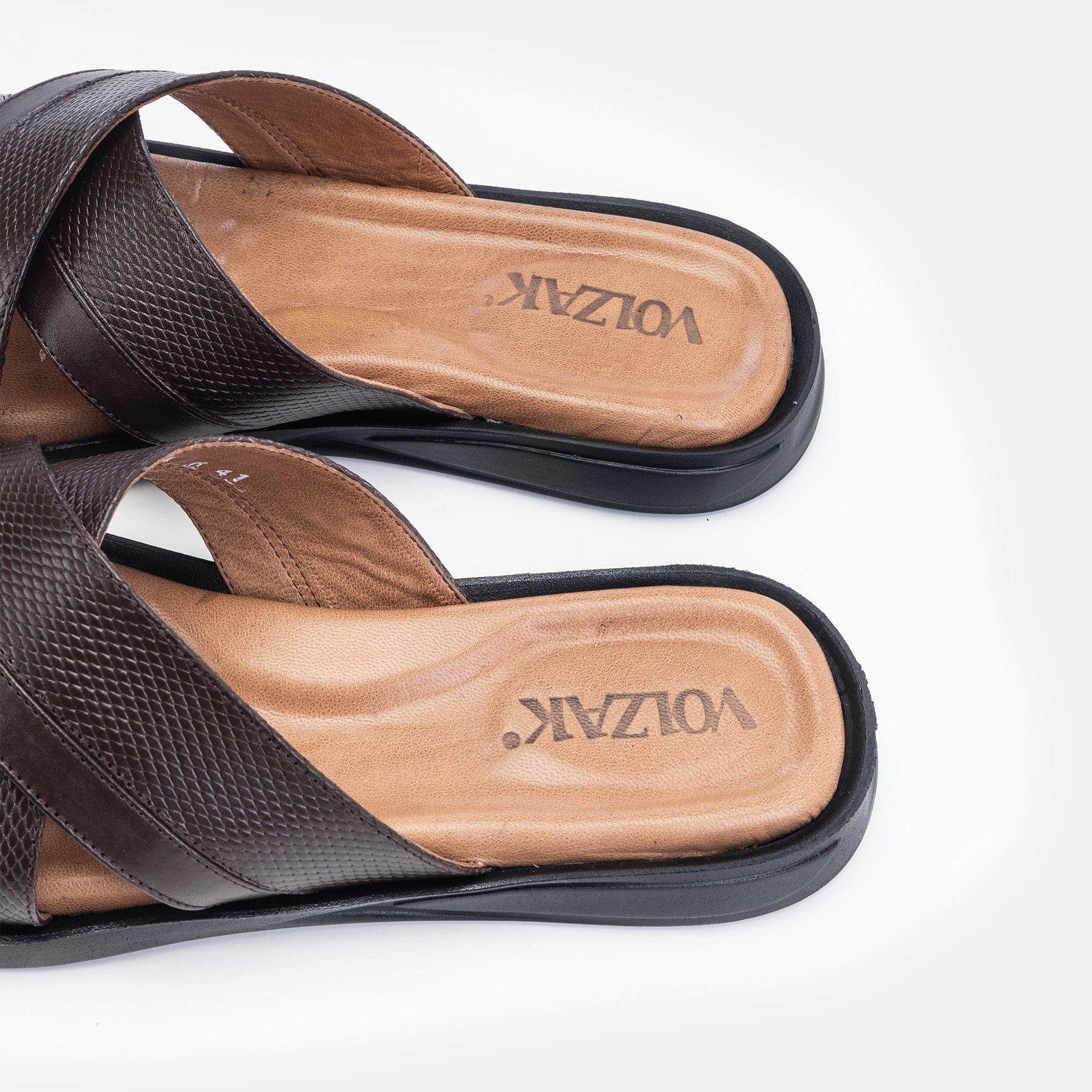 Volzak 5132 S Sandale en cuir Marron