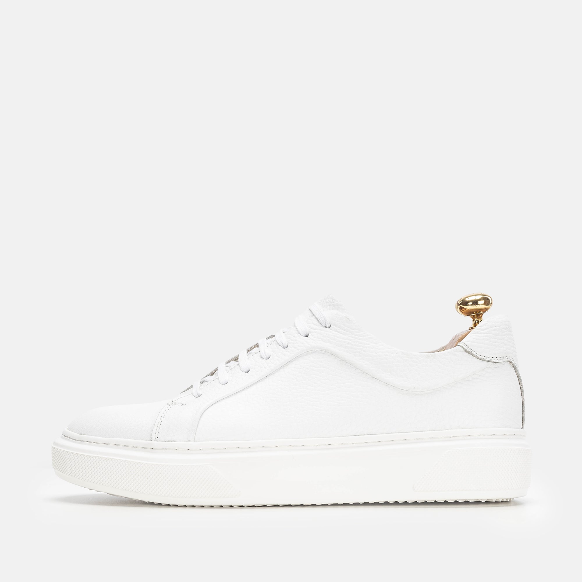 Volzak 400 Leather Sneakers White