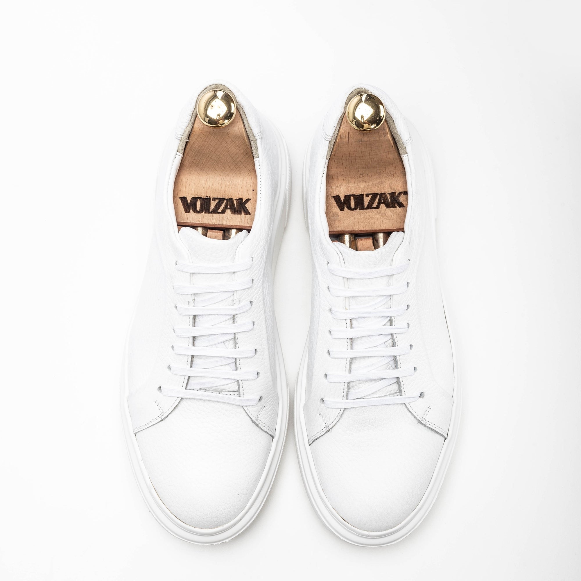 Volzak 400 Basket en cuir Blanc