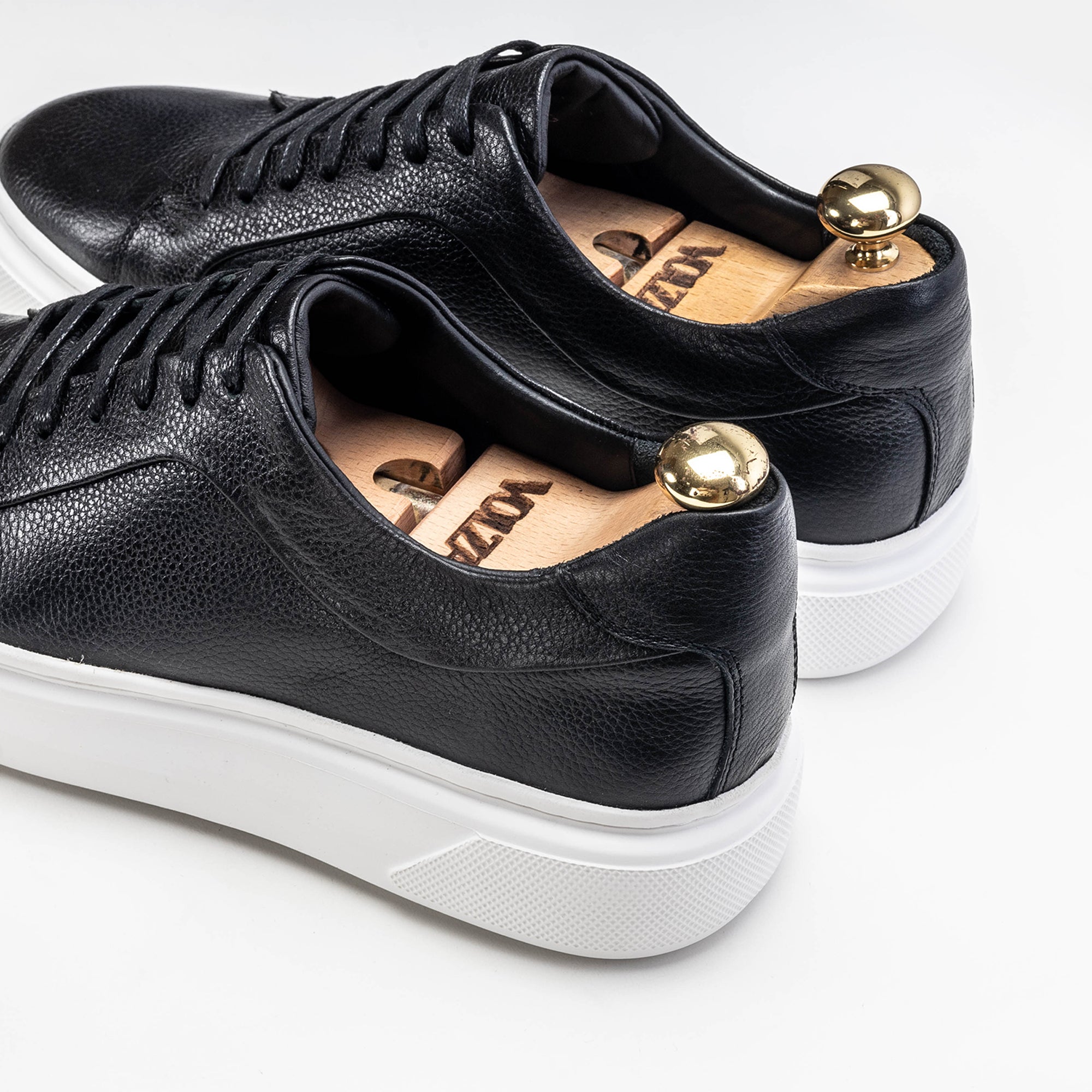 Volzak 400 Basket en cuir Noir