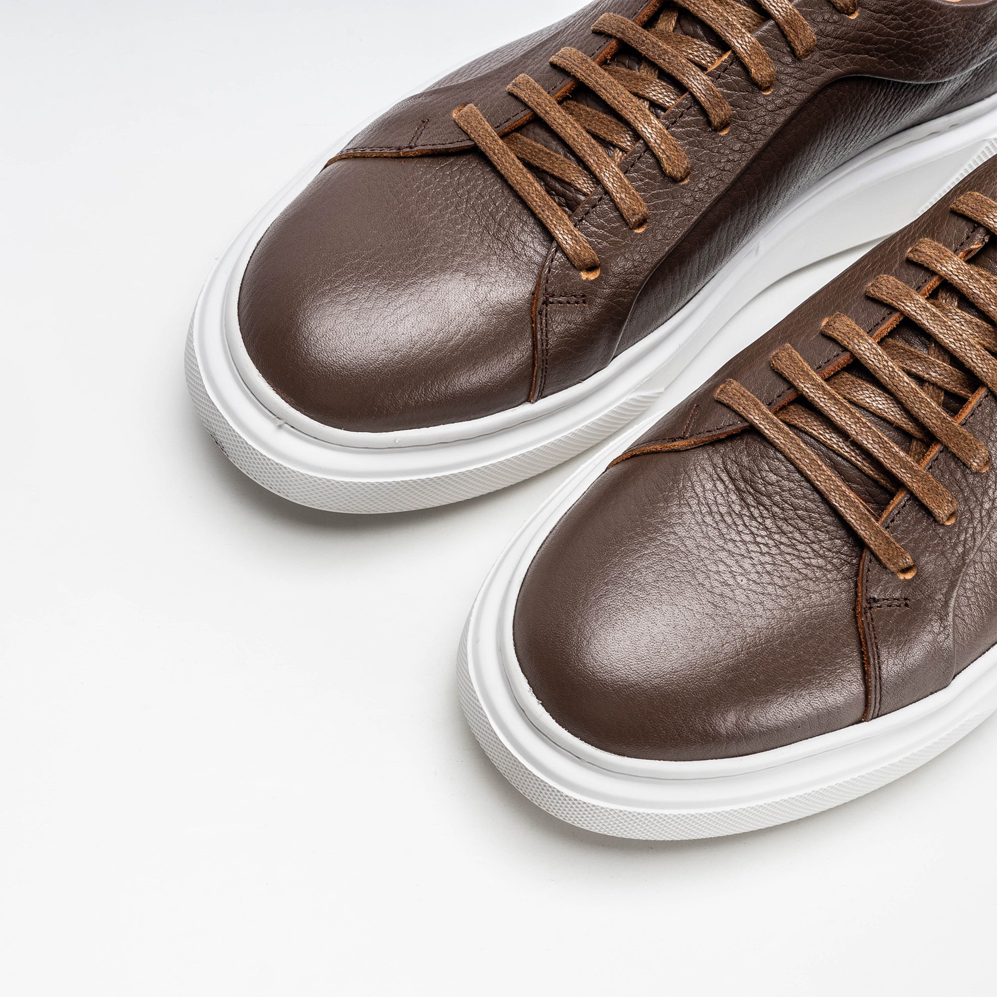 Volzak 400 Basket en cuir Marron