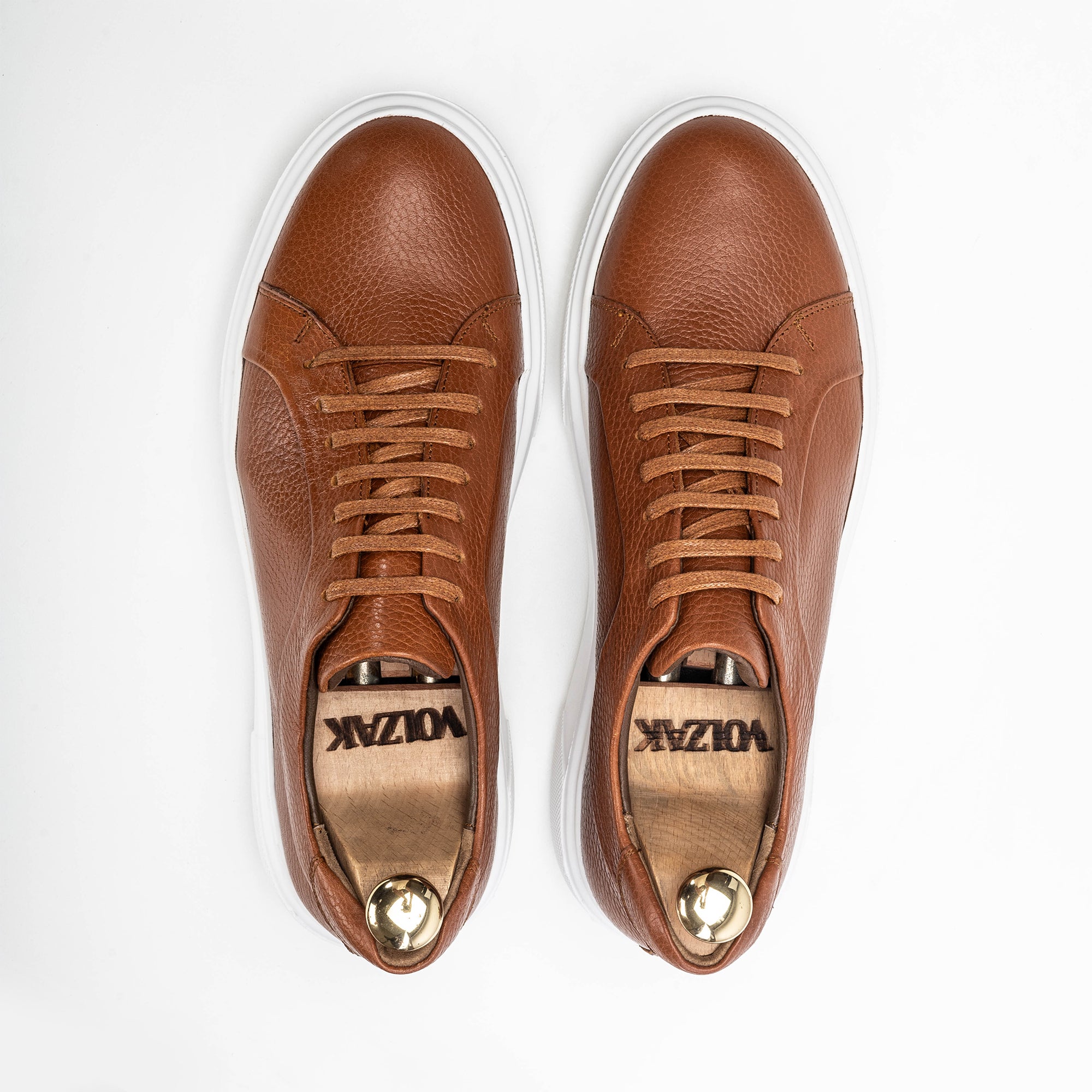 Volzak 400 Basket en cuir Camel