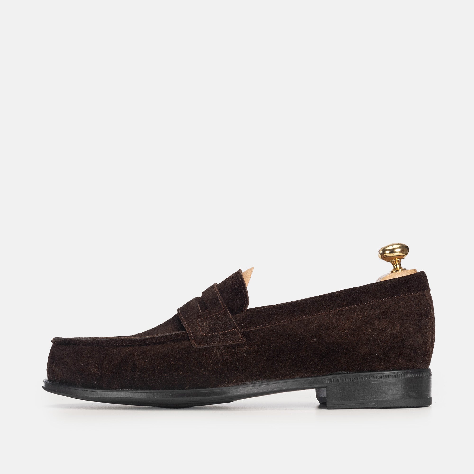 Volzak 5157 mocassin en daim marron