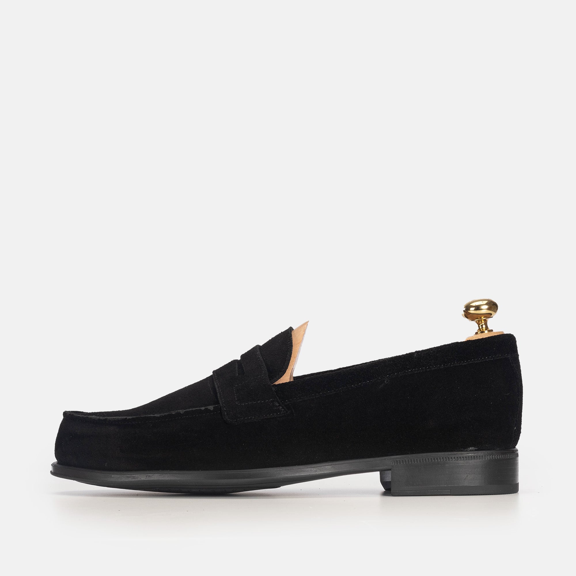 Volzak 5157 mocassin en daim noir