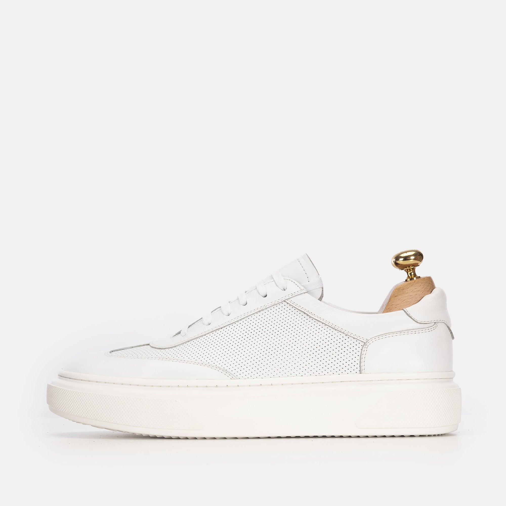 Volzak 401 Basket en cuir Blanc