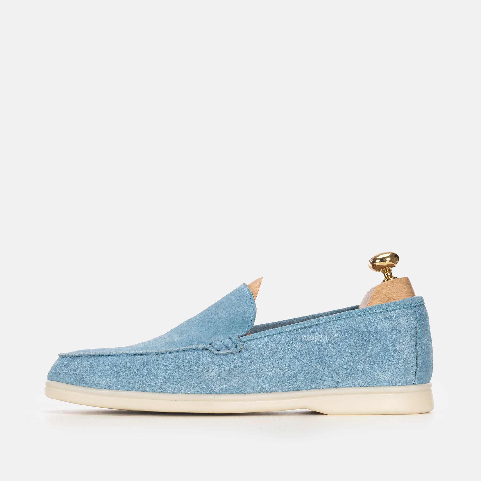 Mocassin bleu ciel shops