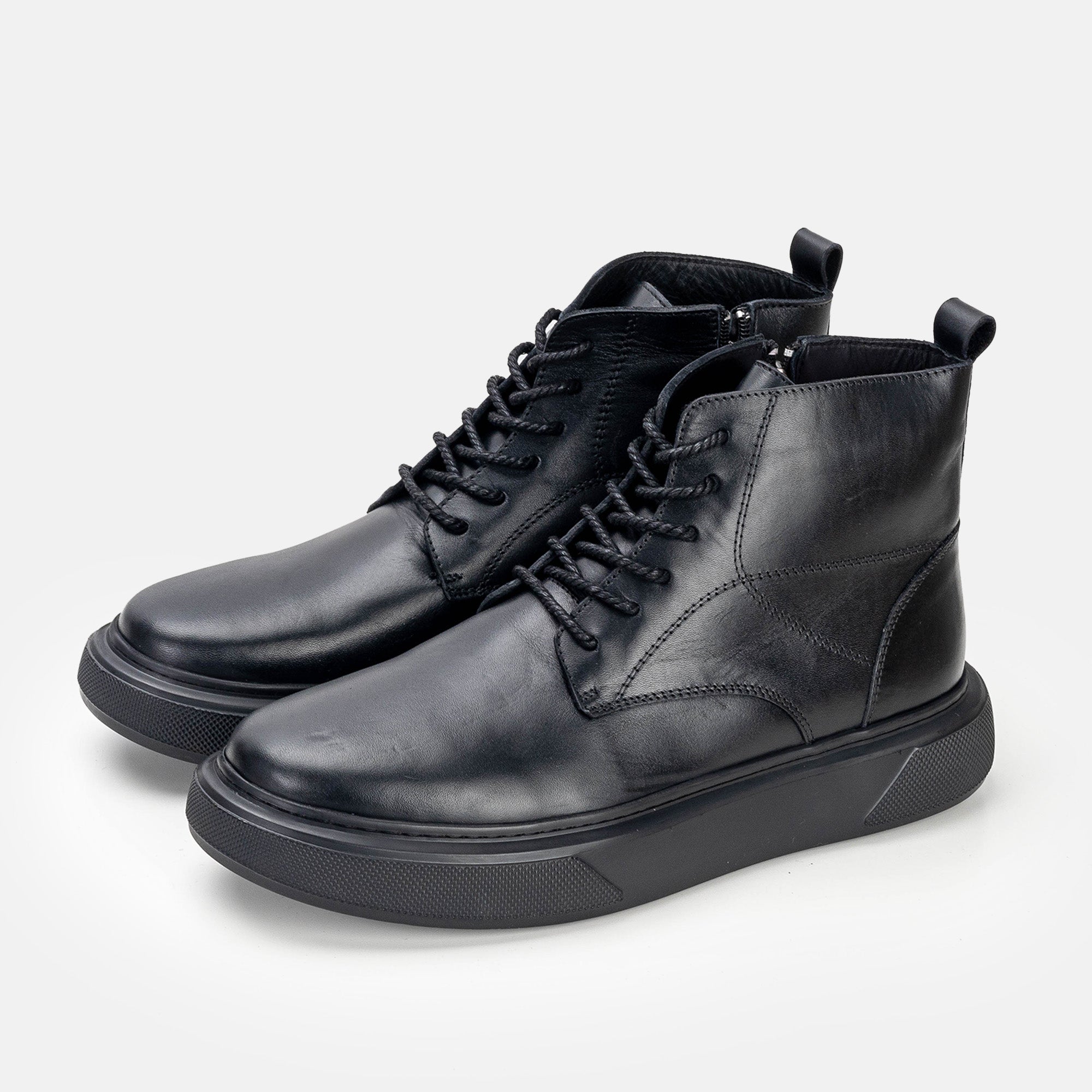 Volzak 4003 Bottine en cuir Noir