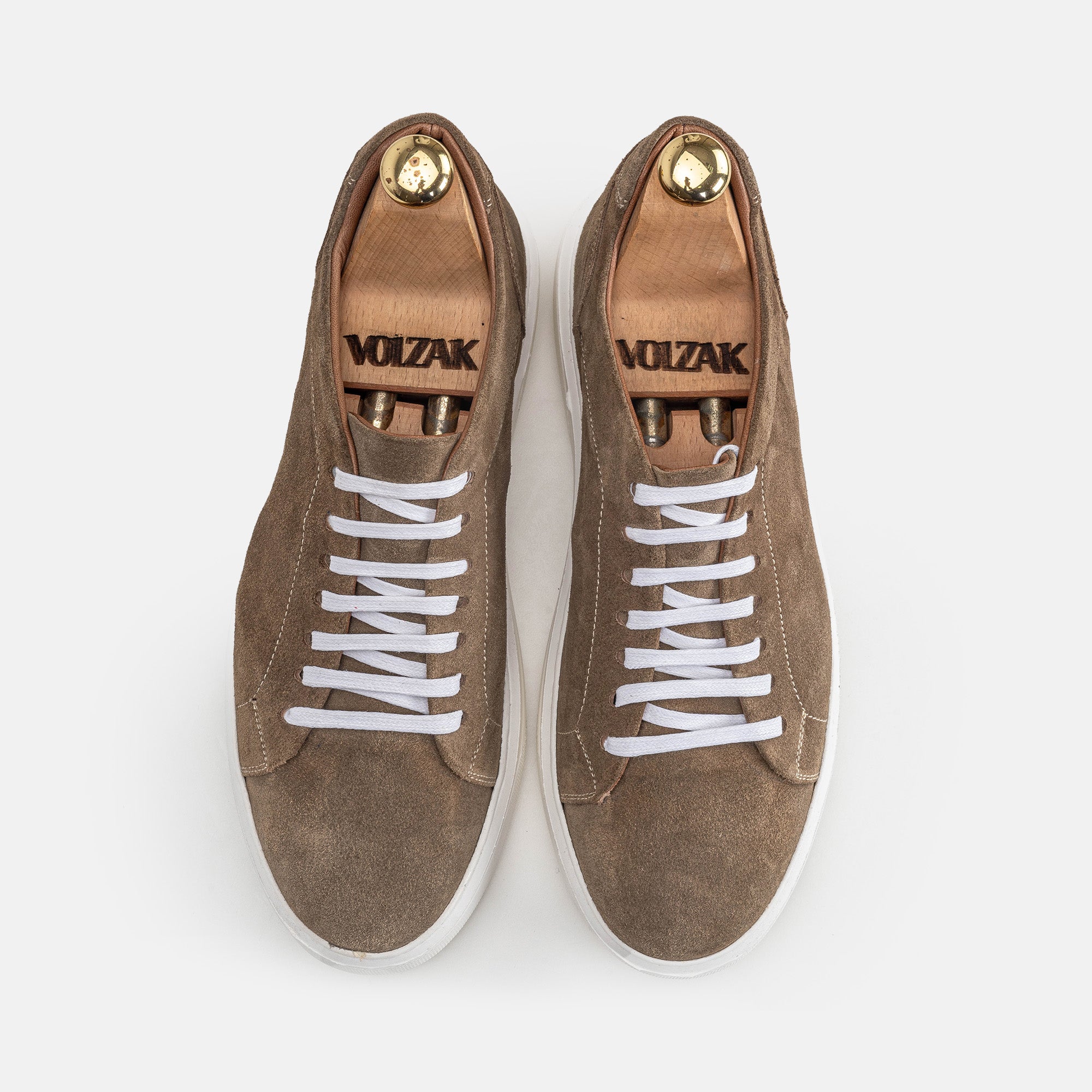 Volzak 5214 basket en daim Taupe