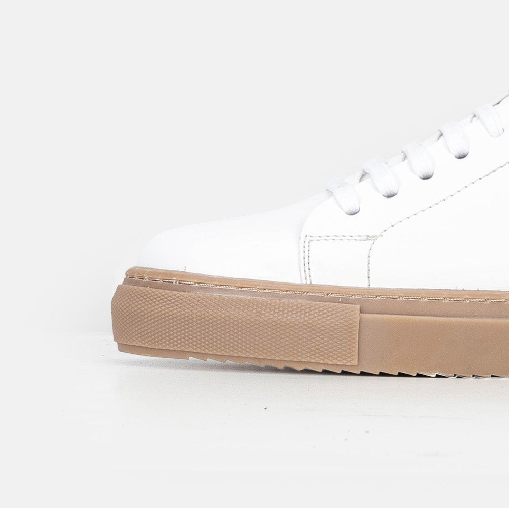 Volzak 5150 Basket en cuir Blanc