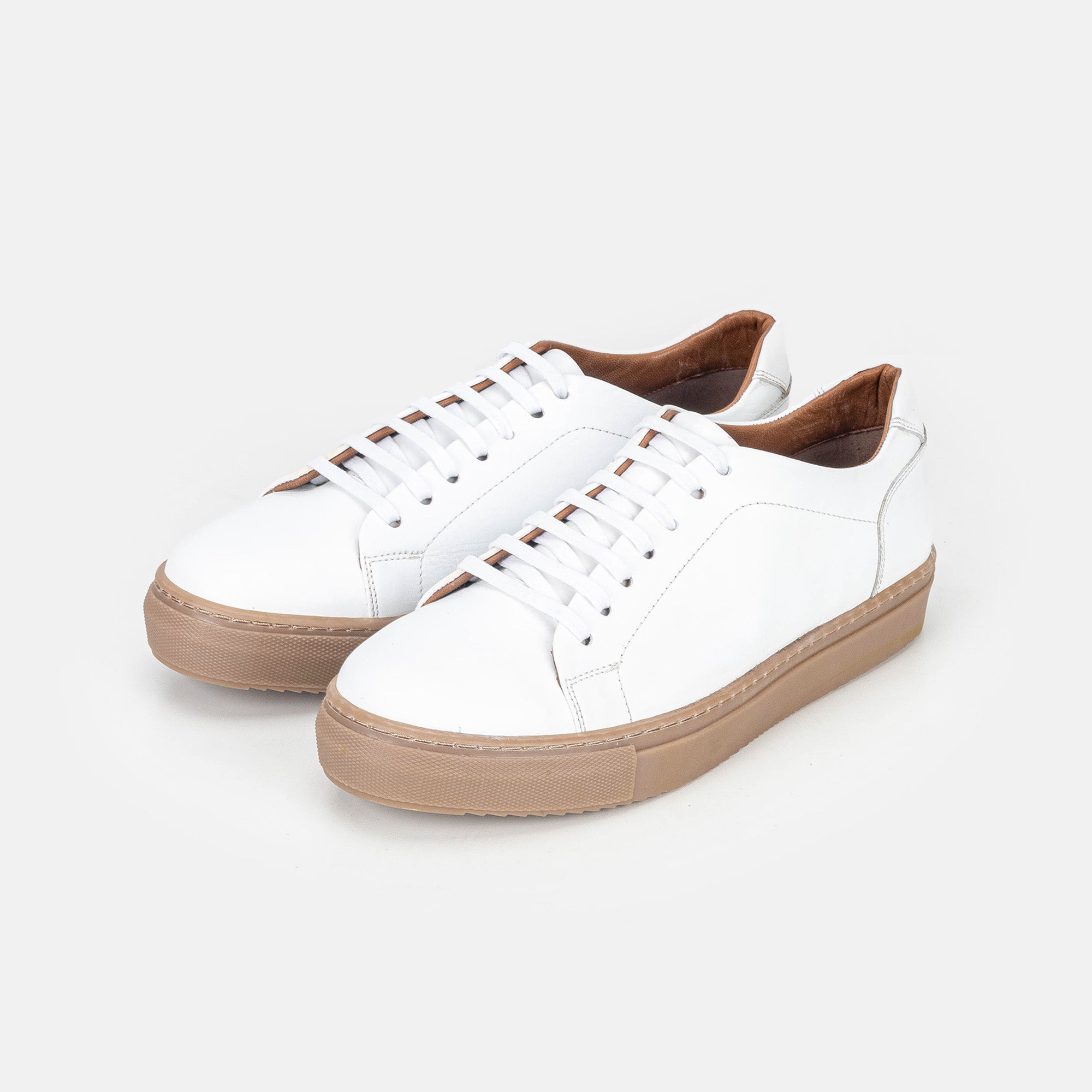 Volzak 5150 Basket en cuir Blanc