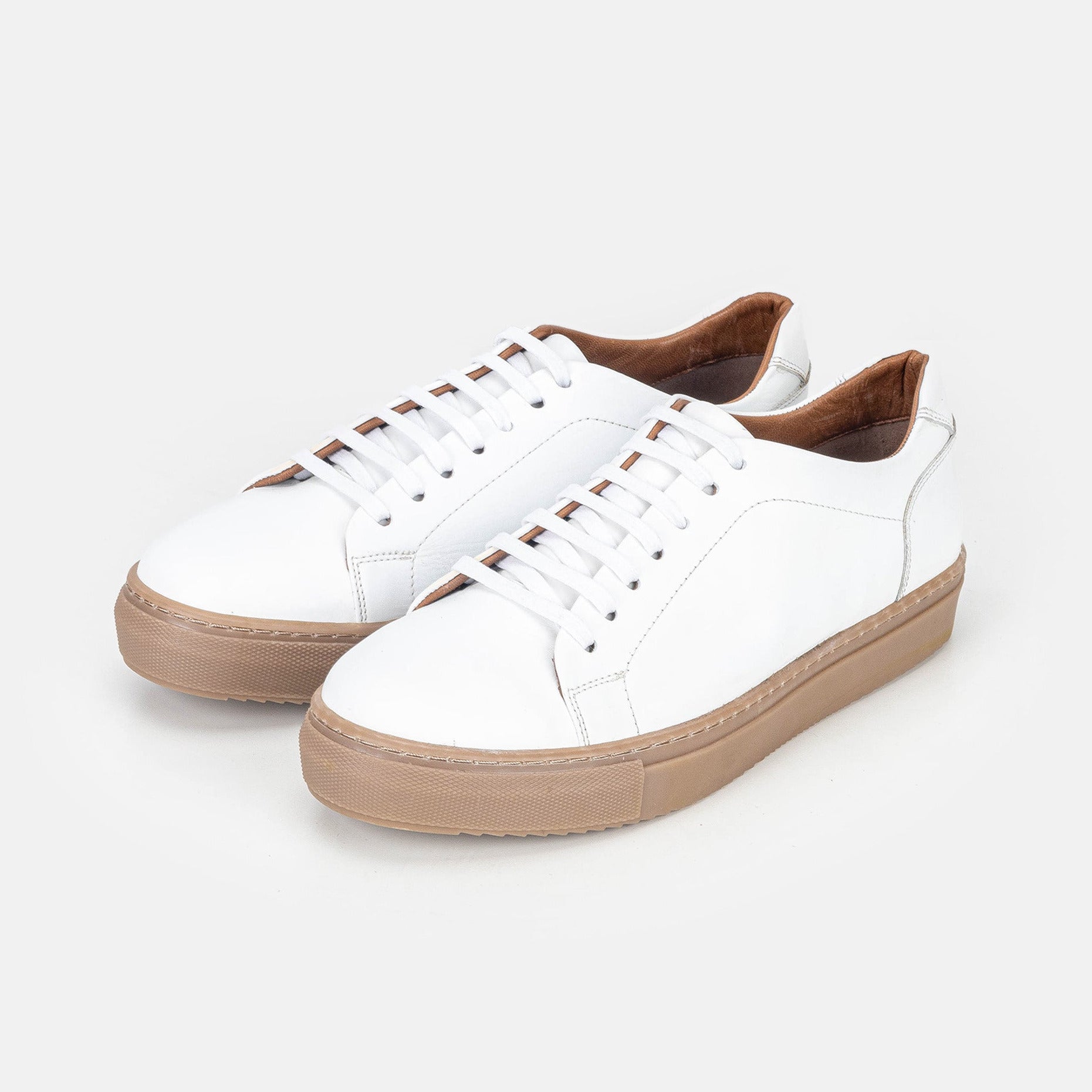 Volzak 5150 Basket en cuir Blanc