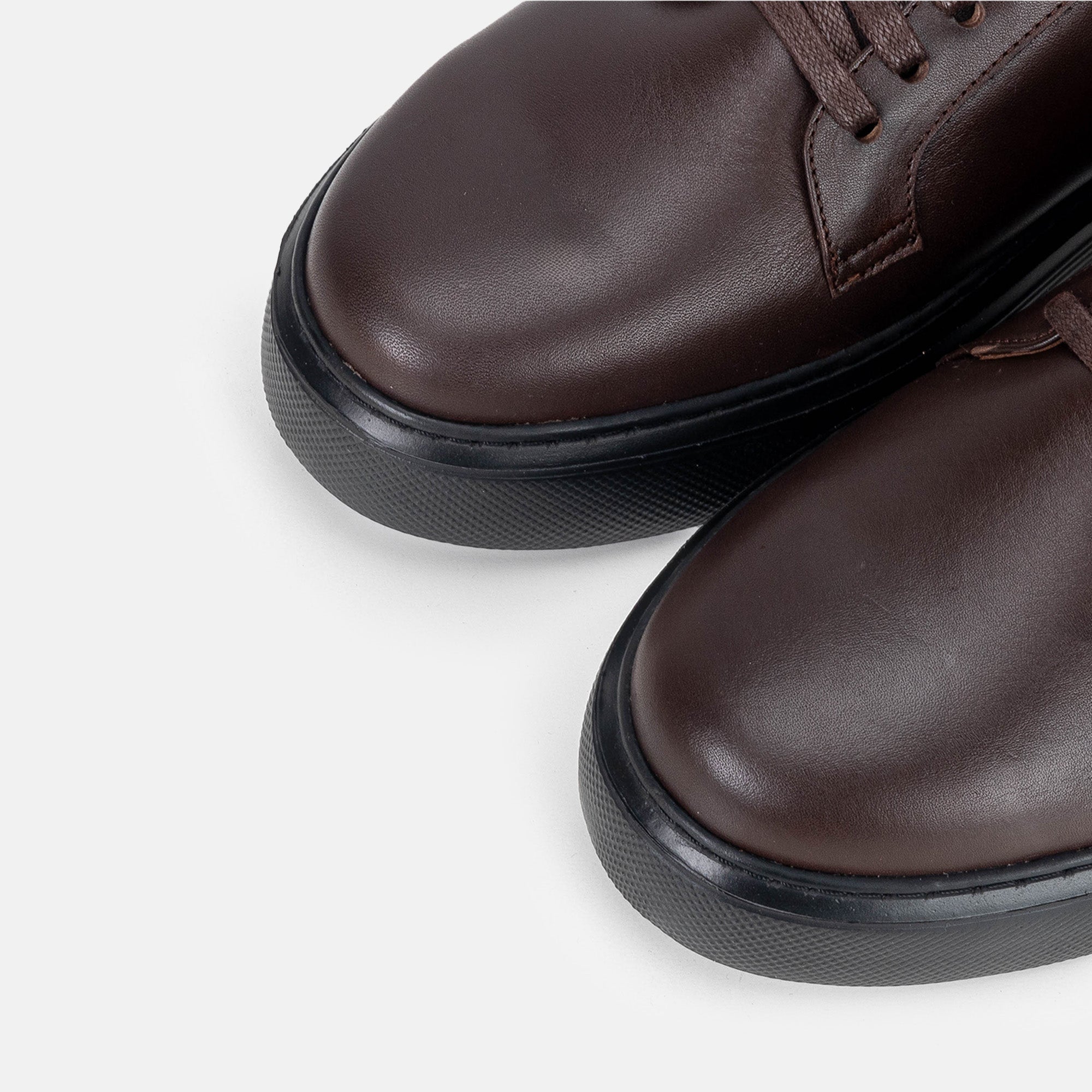 Volzak 5301 basket en cuir Marron