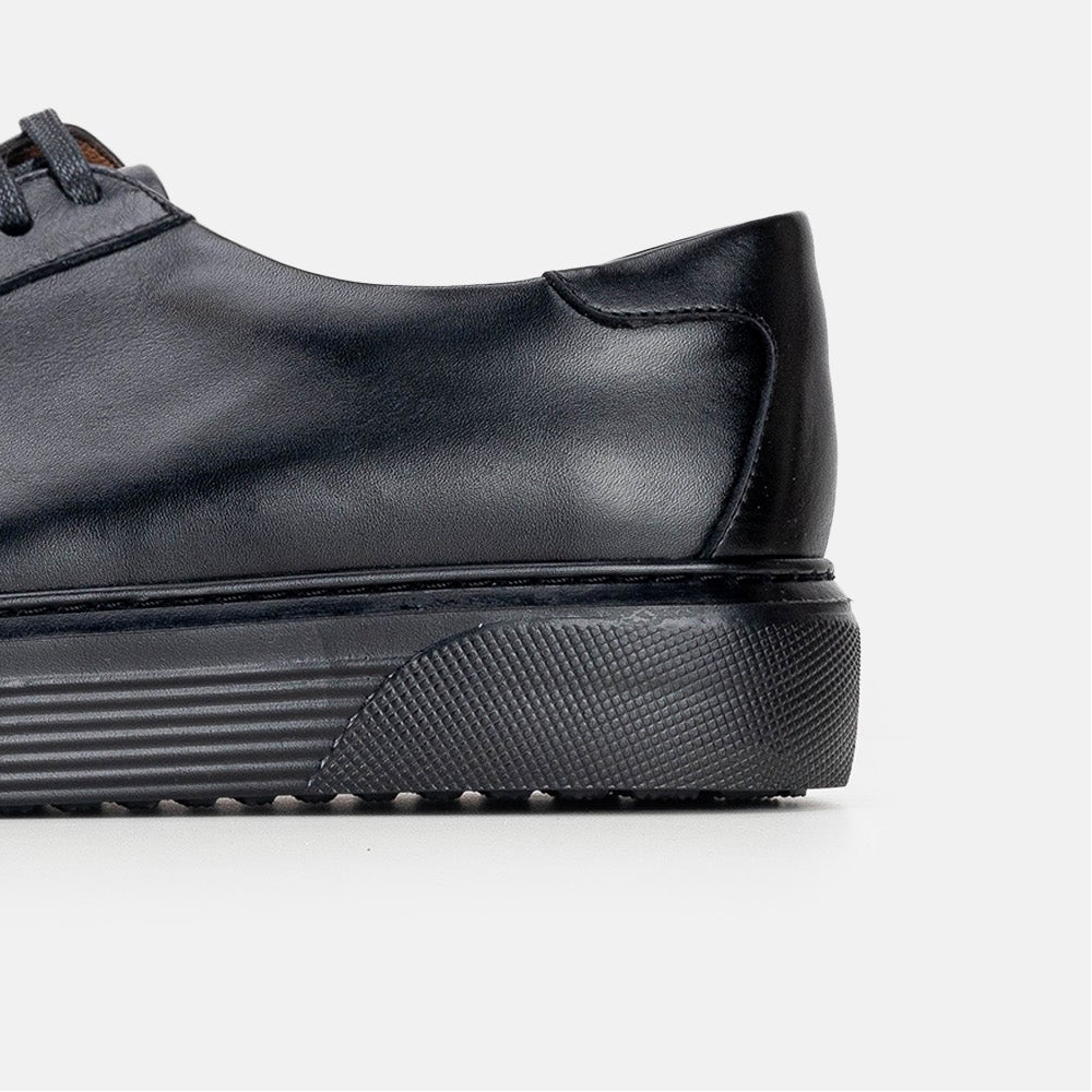 Volzak 5301 basket en cuir Noir