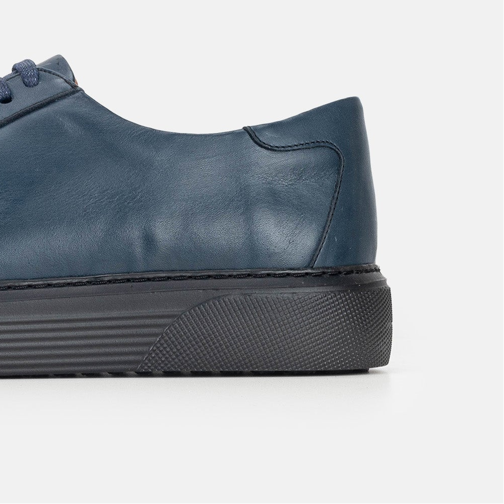 Volzak 5301 basket en cuir Bleu