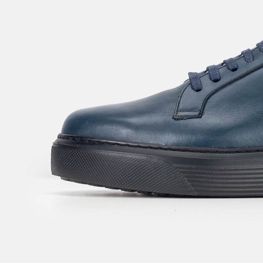 Volzak 5301 basket en cuir Bleu