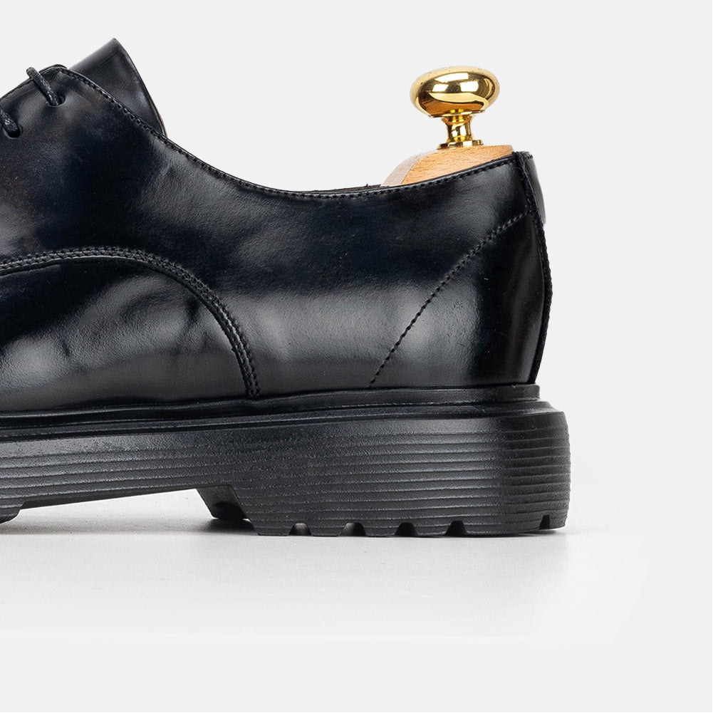 Volzak 5318 chaussure en cuir Démasquable Noir