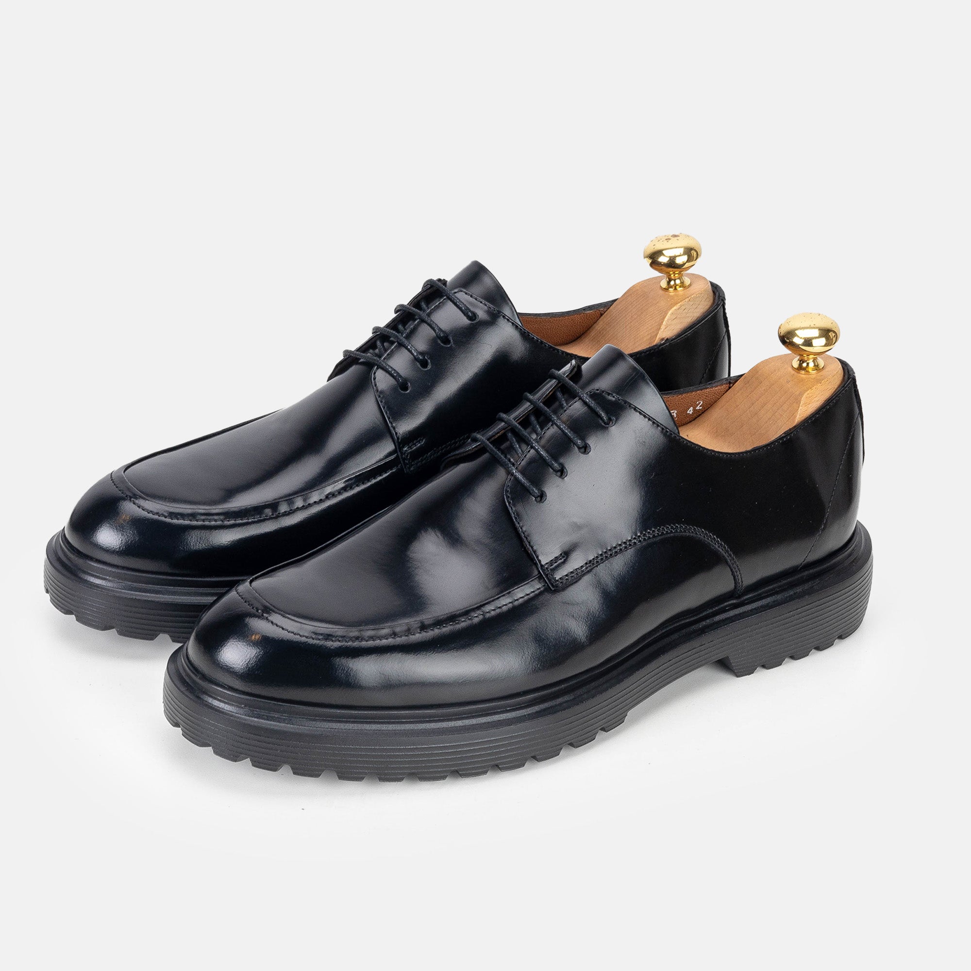 Volzak 5318 chaussure en cuir Démasquable Noir