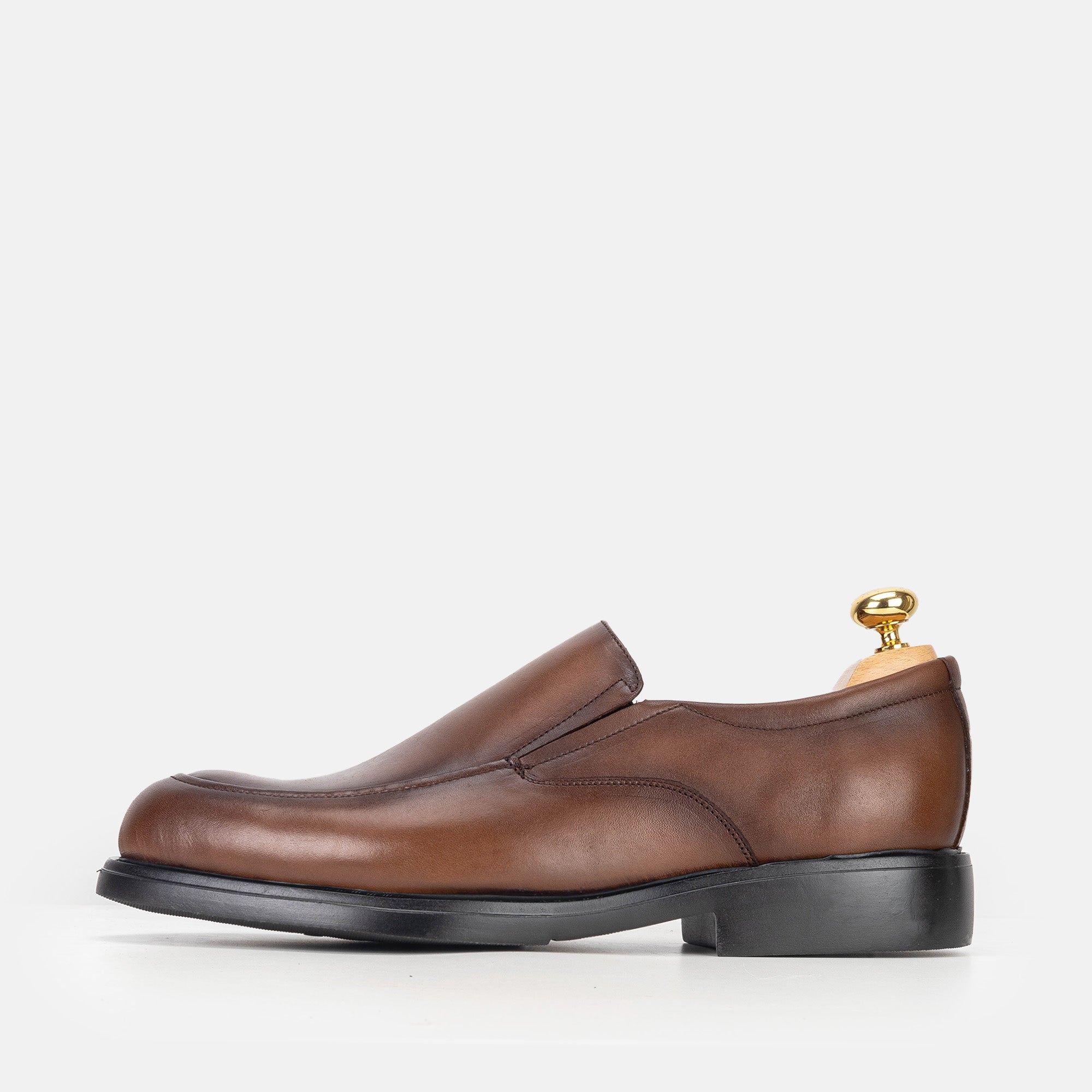 Volzak 5316 chaussure en cuir Marron Vintage