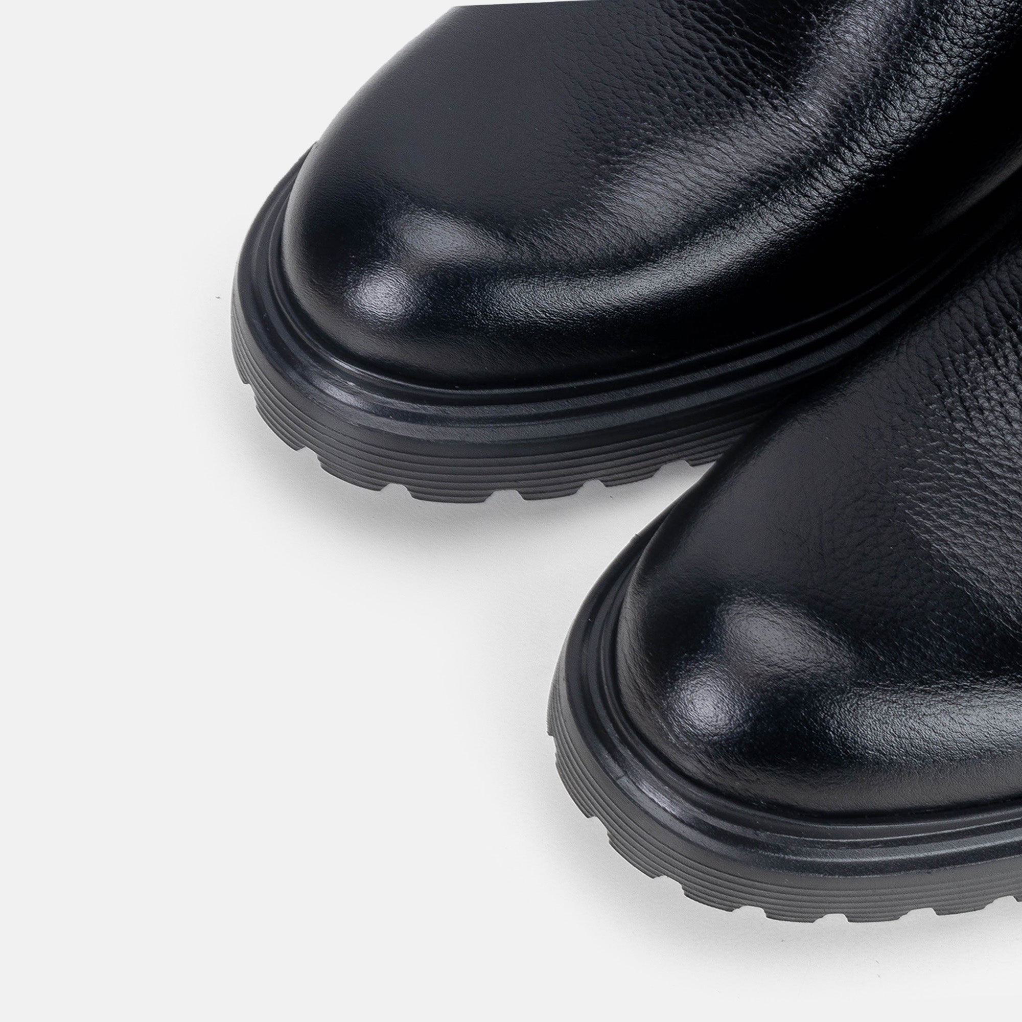 Volzak 5315 Bottine en cuir Noir grainé