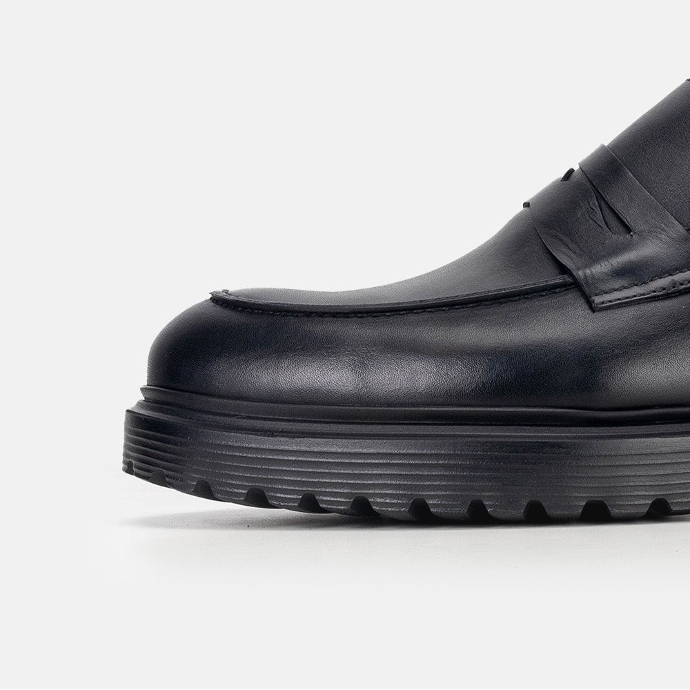 حذاء فولزاك 5308 جلدي أسود