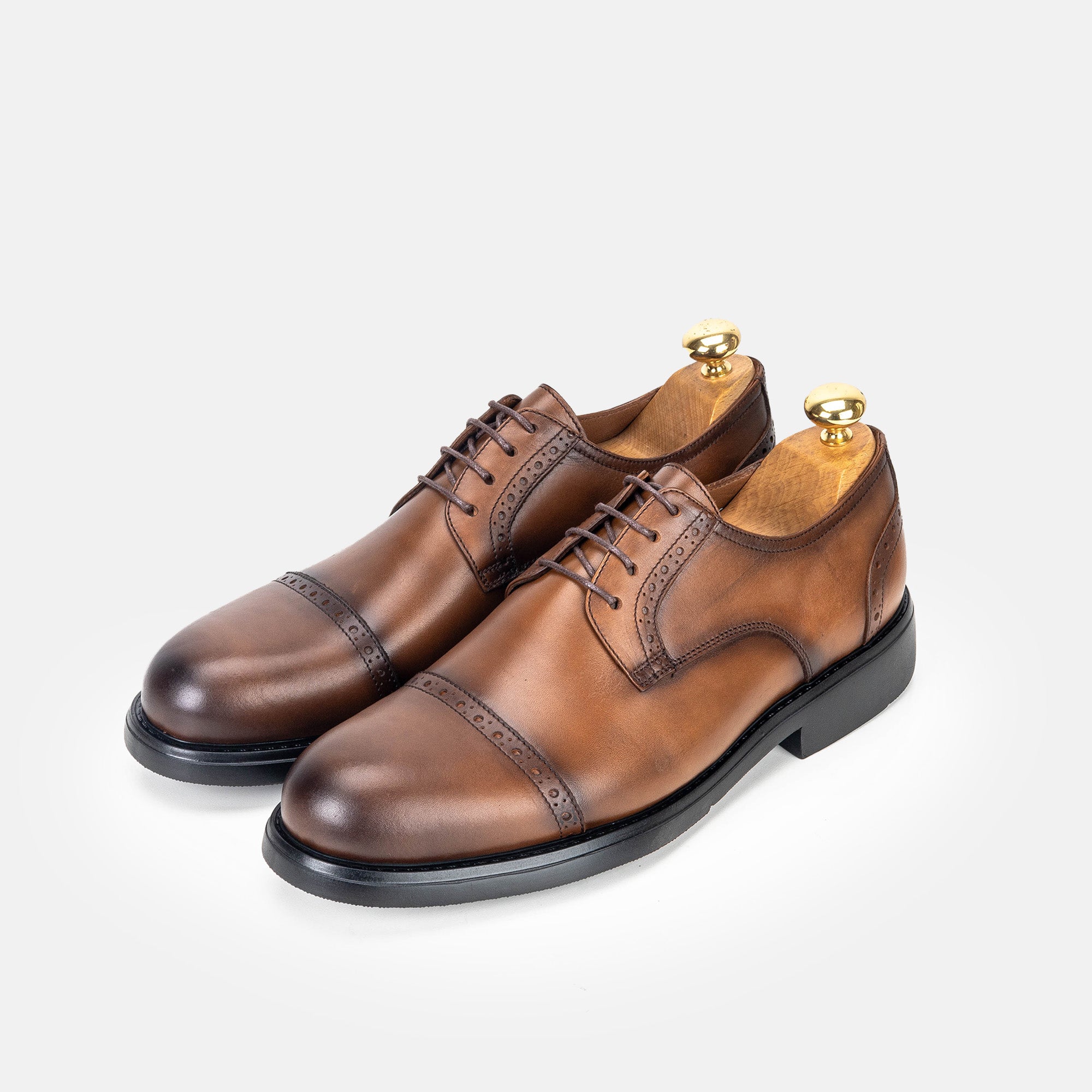 Volzak 5320 chaussure en cuir Marron Vintage