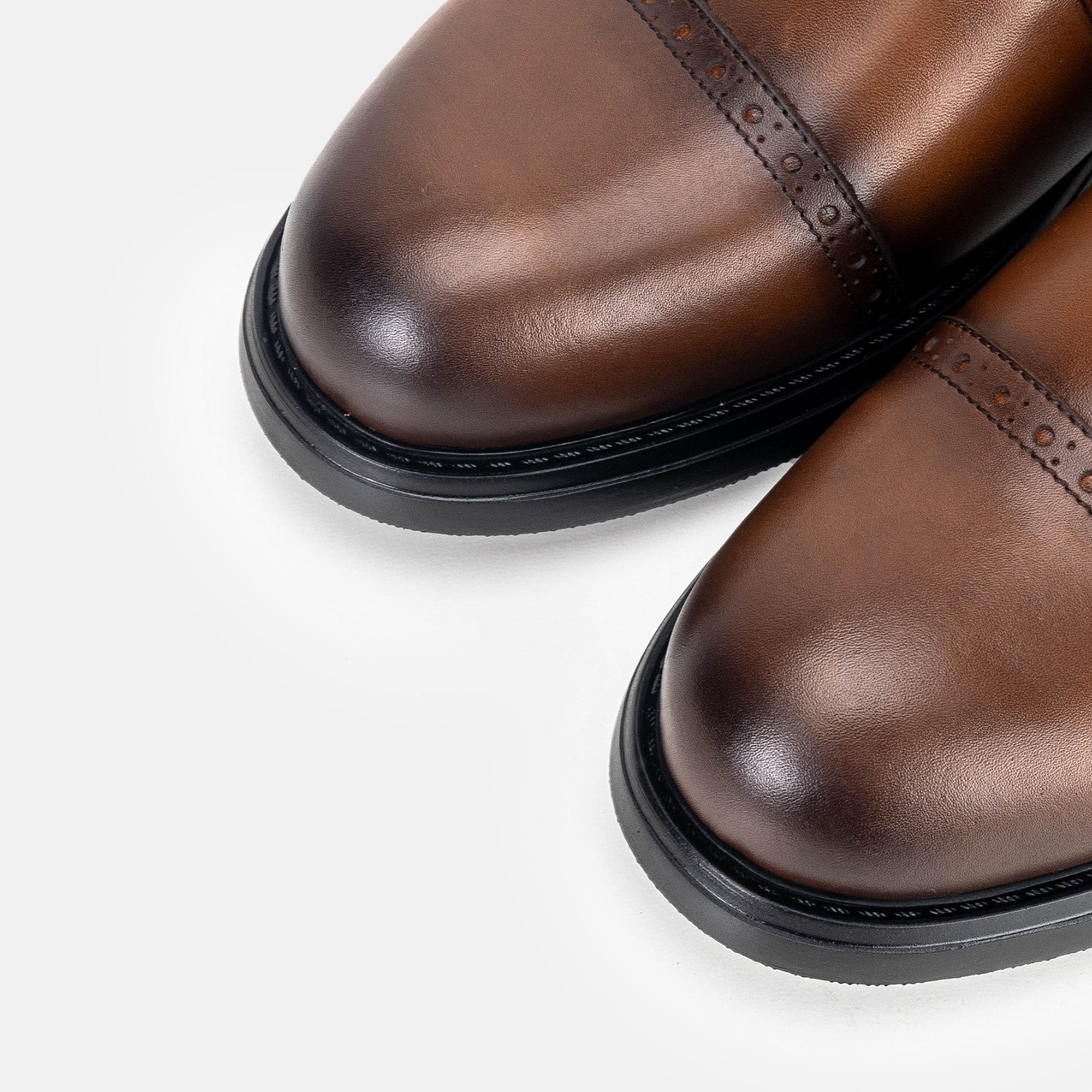 Volzak 5320 chaussure en cuir Marron Vintage