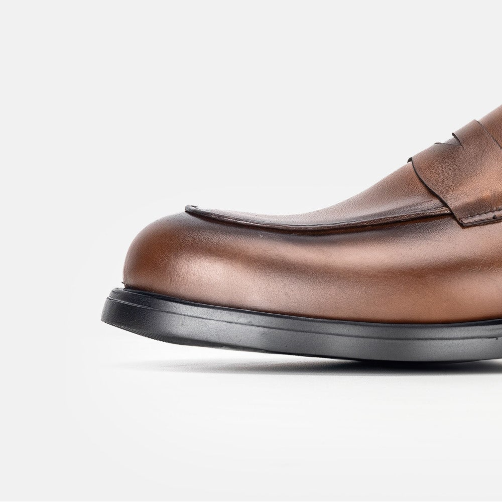 حذاء فولزاك 5321 الجلدي البني العتيق