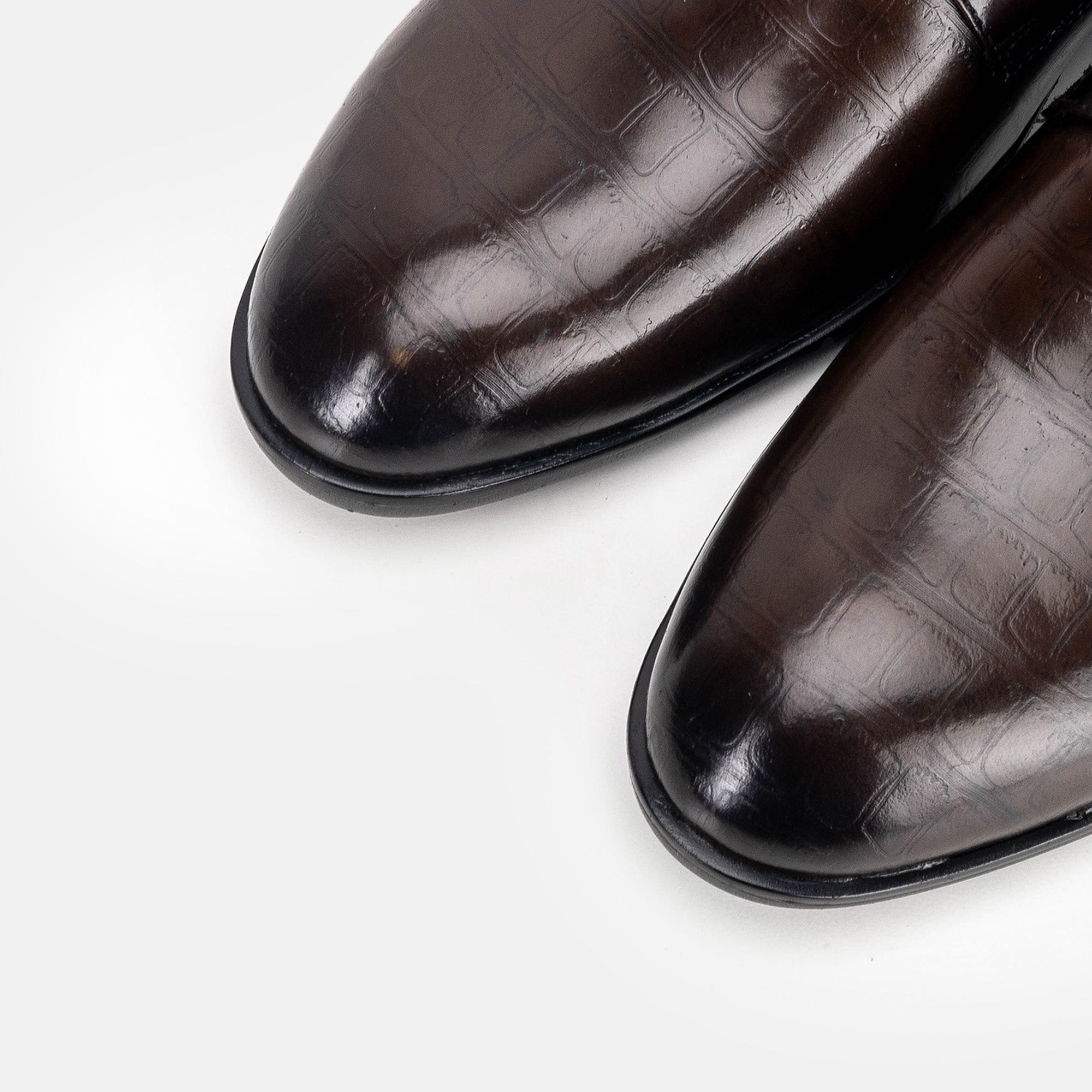 Volzak 5323 chaussure en cuir Marron Vintage