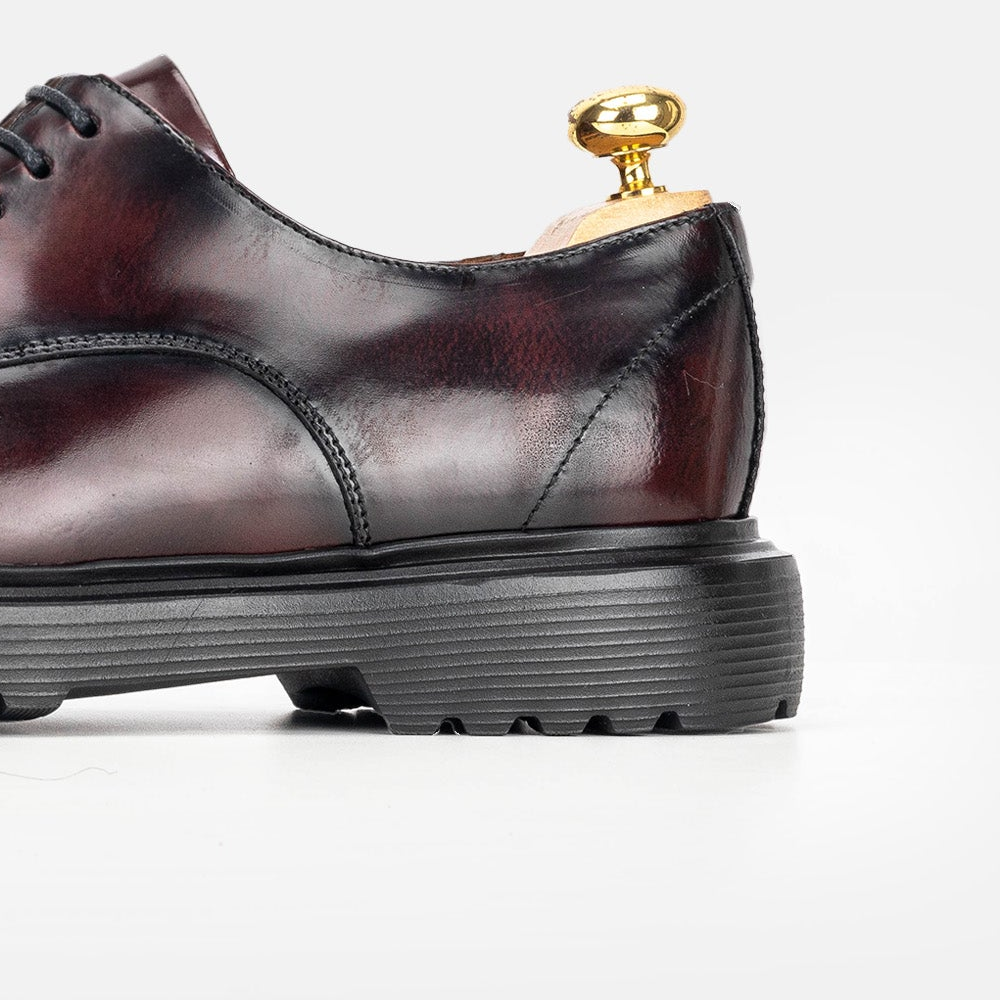 Volzak 5318 chaussure en cuir Démasquable Bordeaux