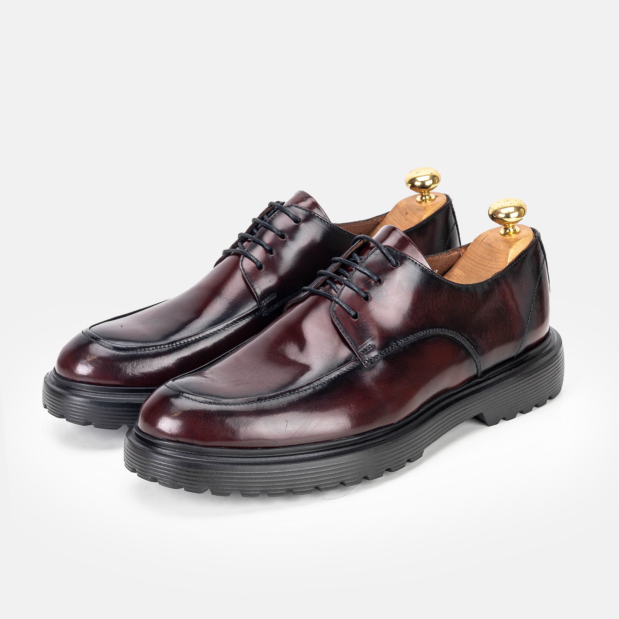 Volzak 5318 chaussure en cuir Démasquable Bordeaux