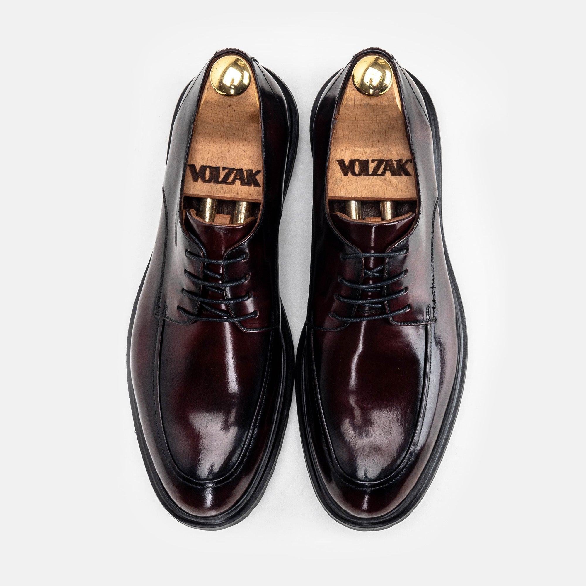 Volzak 5318 chaussure en cuir Démasquable Bordeaux