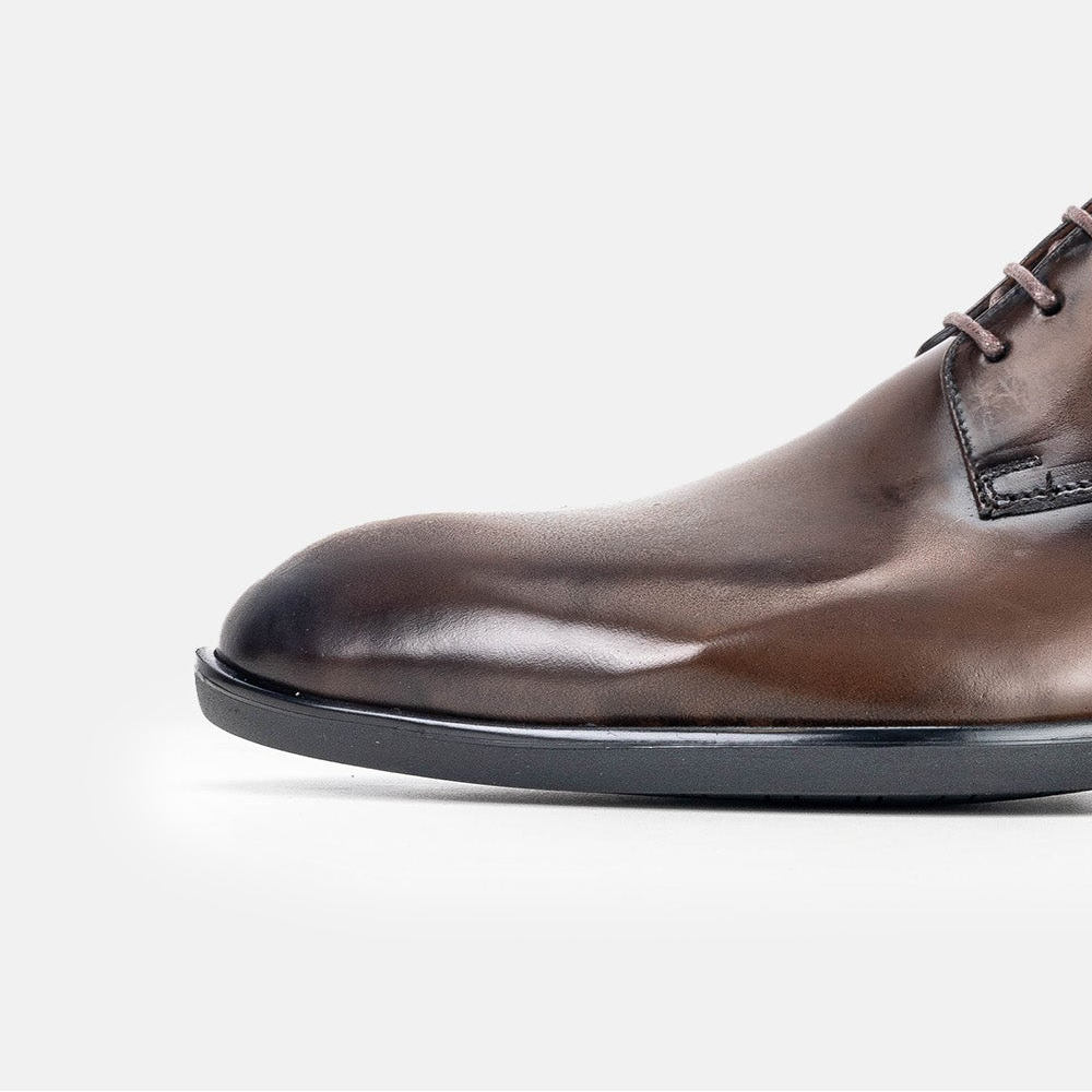 Volzak 5325 Vintage Brown Demaskable Leather Shoe