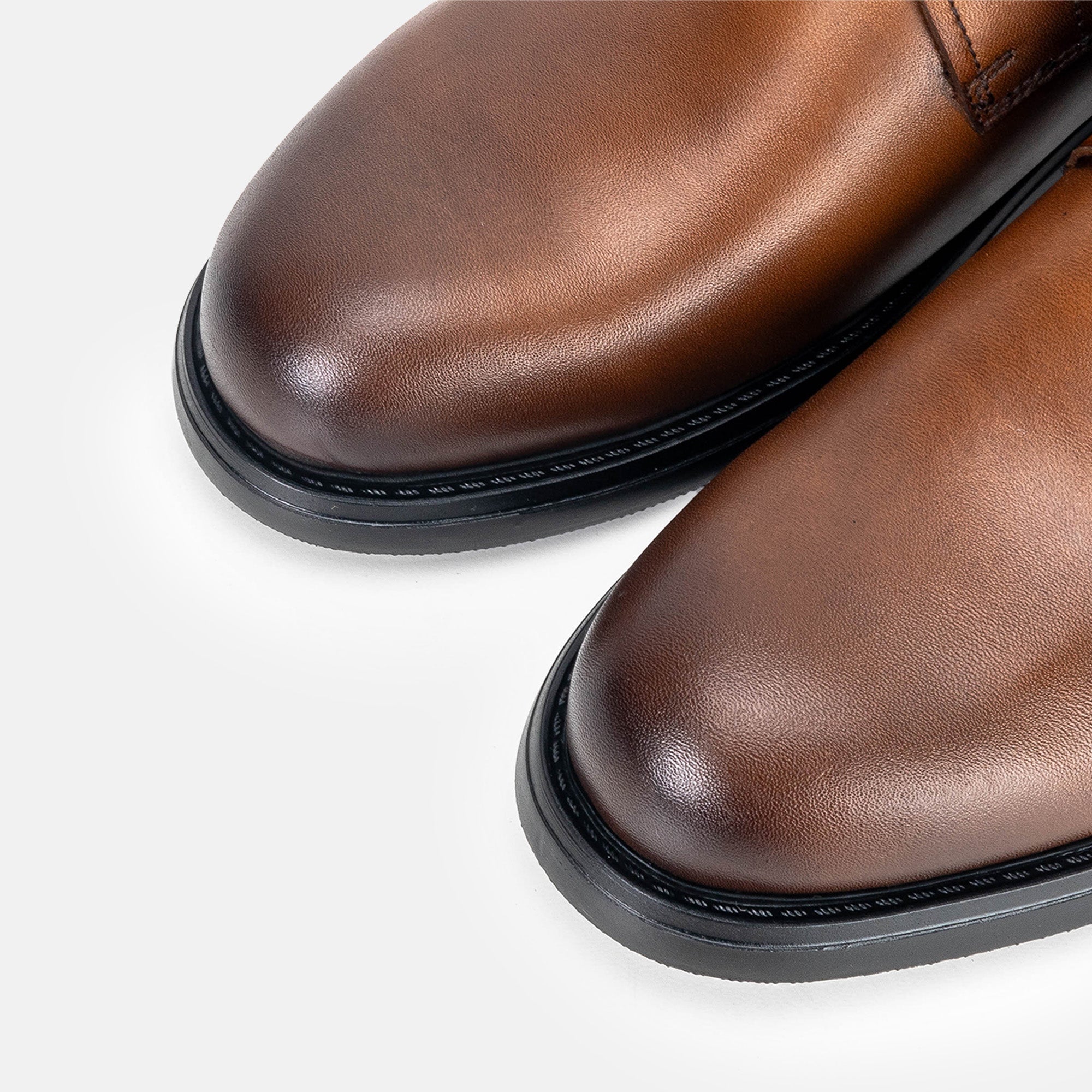 Volzak 5324 chaussure en cuir Marron Vintage