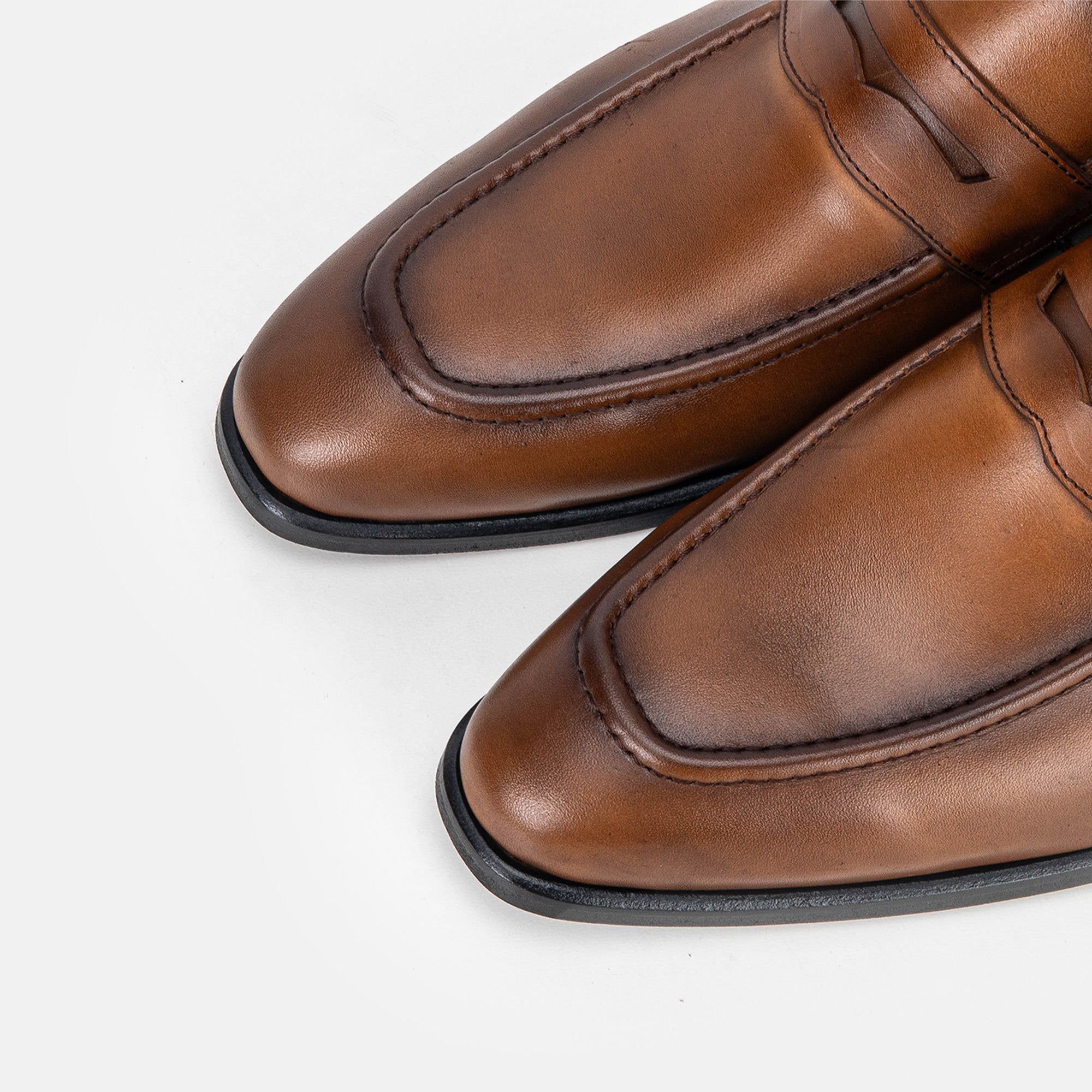 Volzak 5330 chaussure en cuir Marron Vintage