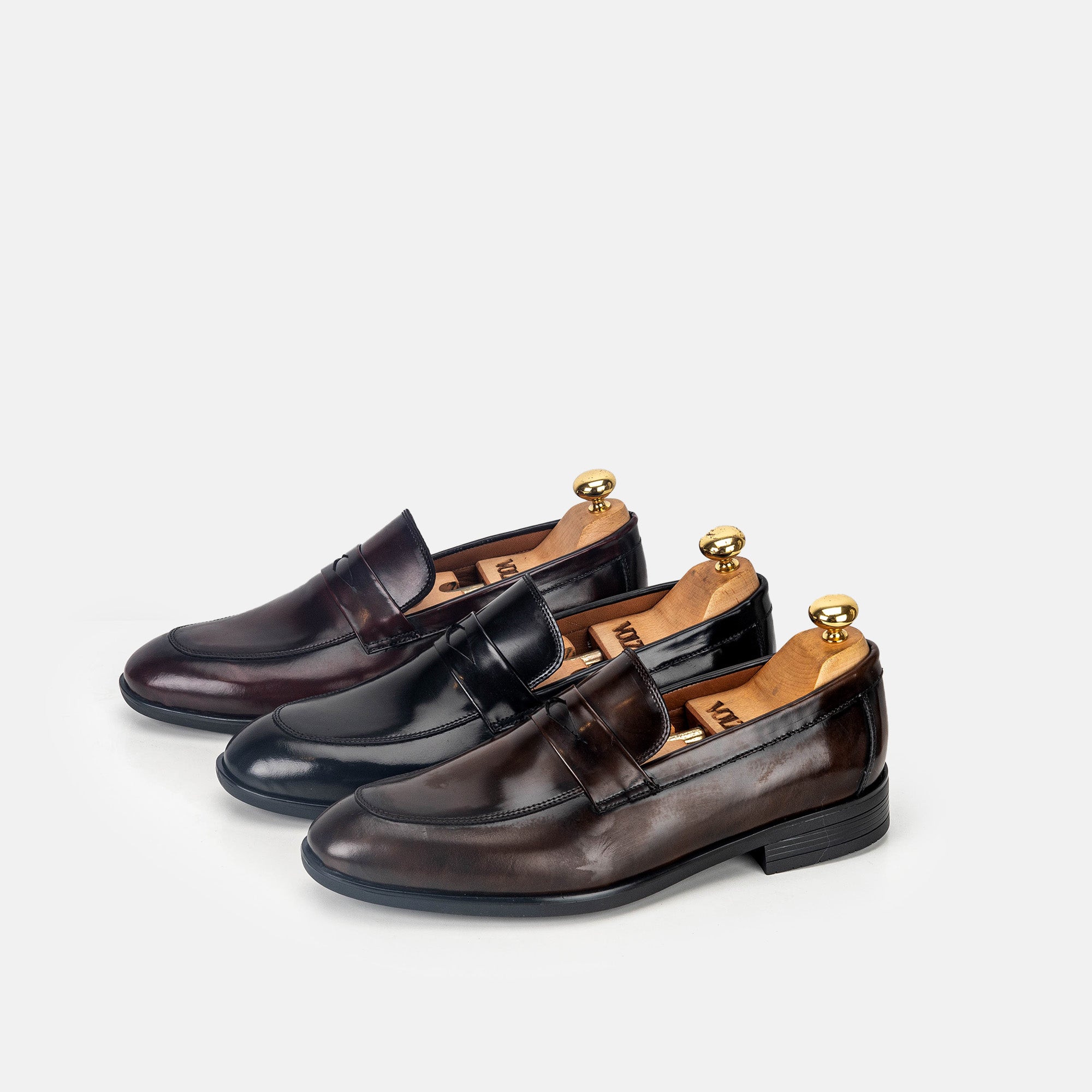 Volzak 5328 Bordeaux Demaskable Leather Shoe